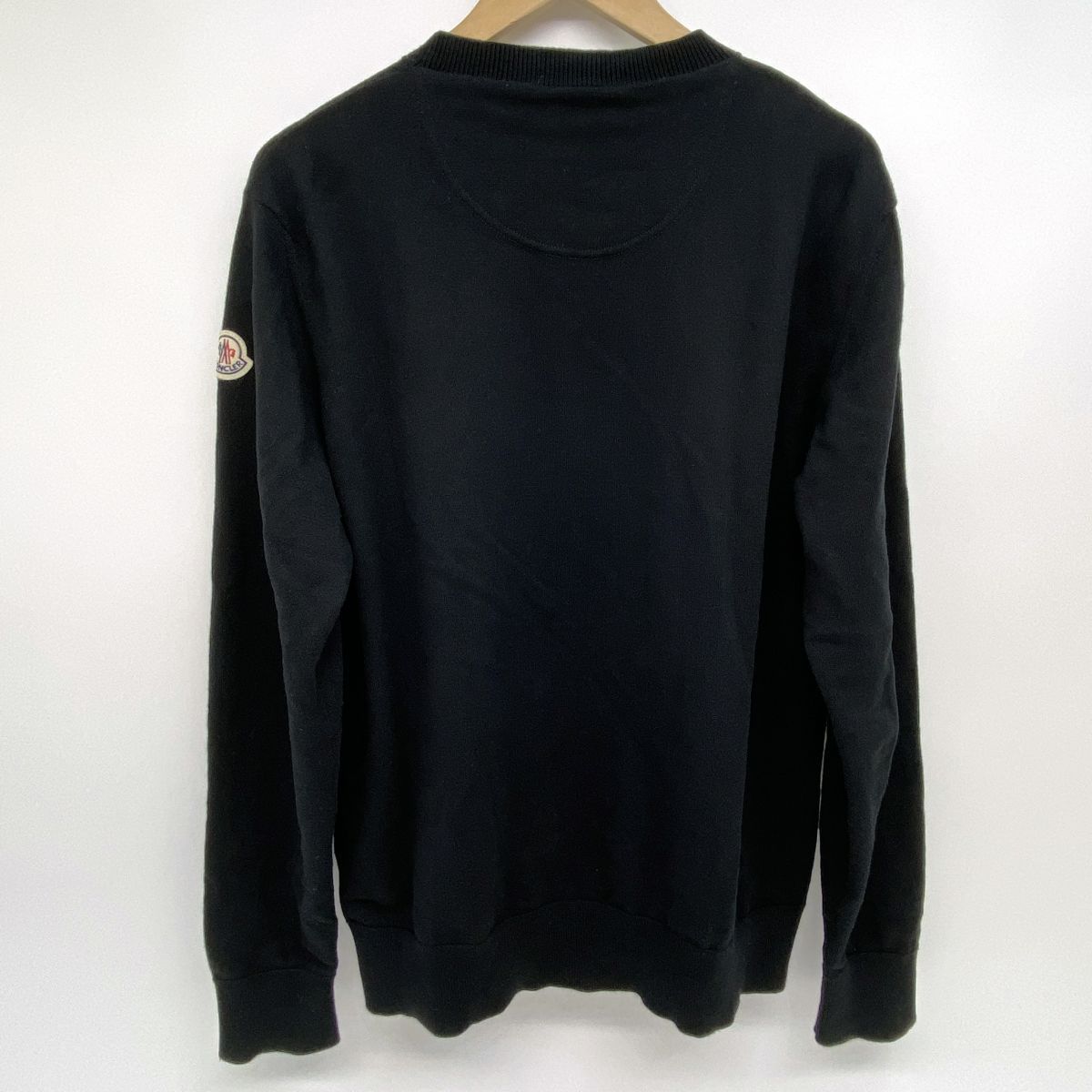 MONCLER モンクレール EMBROIDERED MONOGRAM COTTON SWEATER 刺繍ロゴ 