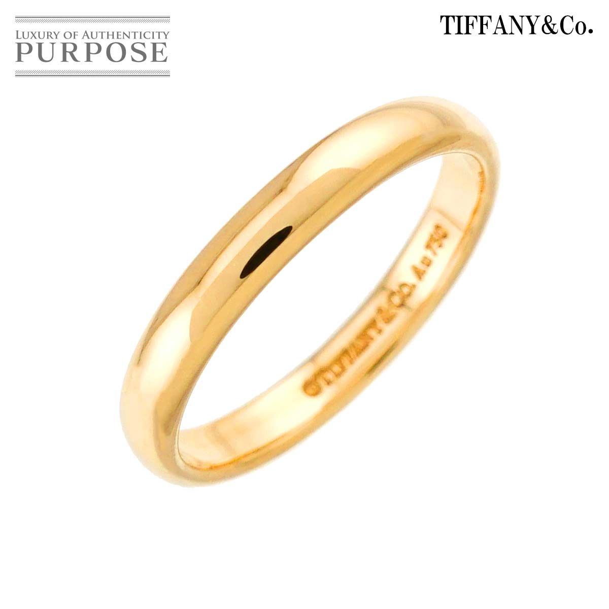 ティファニー TIFFANY&CO. フォーエバー バンド 14号 リング 幅3mm K18