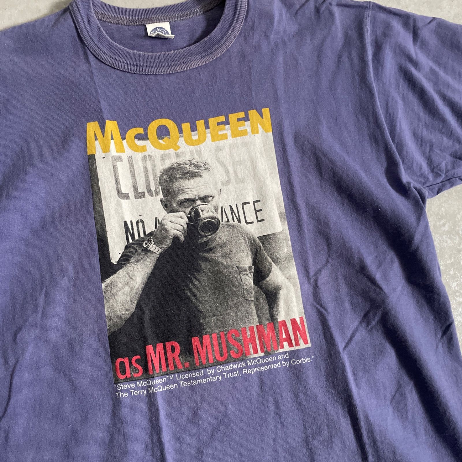 TOYS McCOY STEVE McQUEEN フォトコットン プリント Tシャツ 
