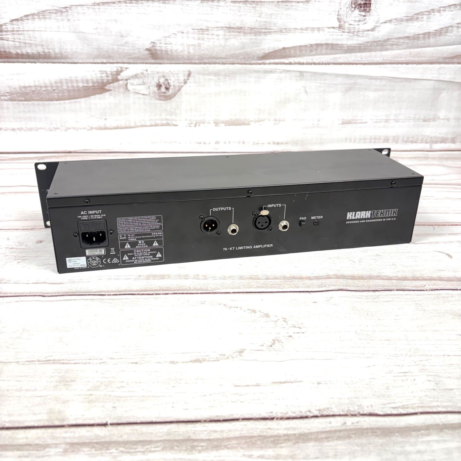 【新品未使用品】Klark Teknik 76-KT コンプレッサー KLARK TEKNIK 76-KT クラークテクニック FET コンプレッサー - メルカリ