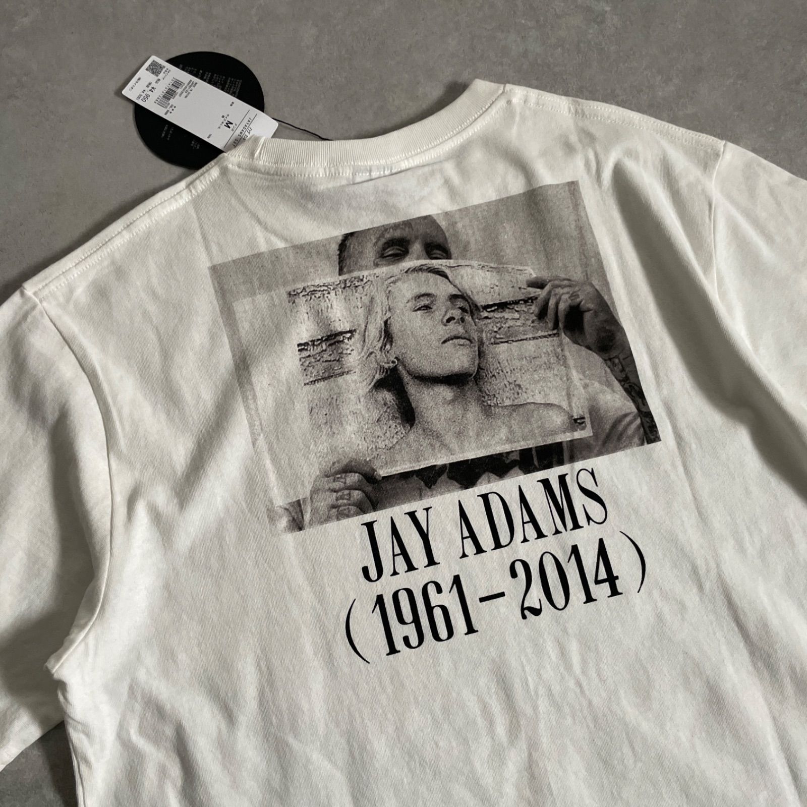 新品 Jay Adams 追悼記念 プリント コットン フォト 半袖 Tシャツ 
