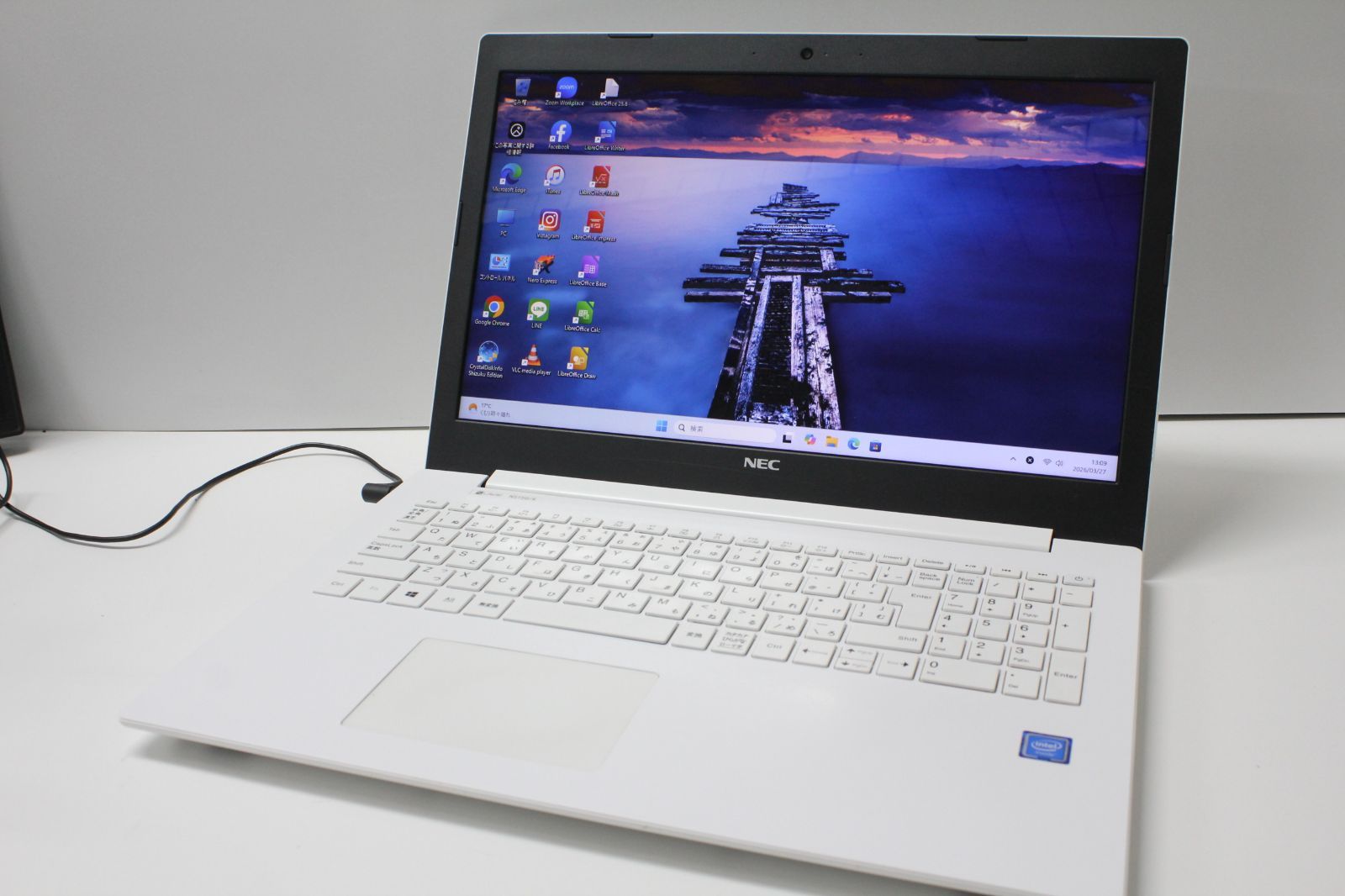 中古ノートPC】NEC〈LAVIE NS150/KAW〉Intel Celeron/SSD240GB/メモリ