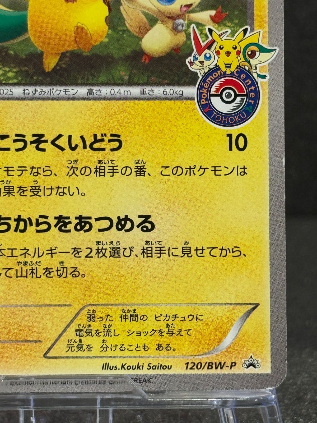 ピカチュウ ポケモンセンタートウホク オープン記念 120/BW-P ポケモン 