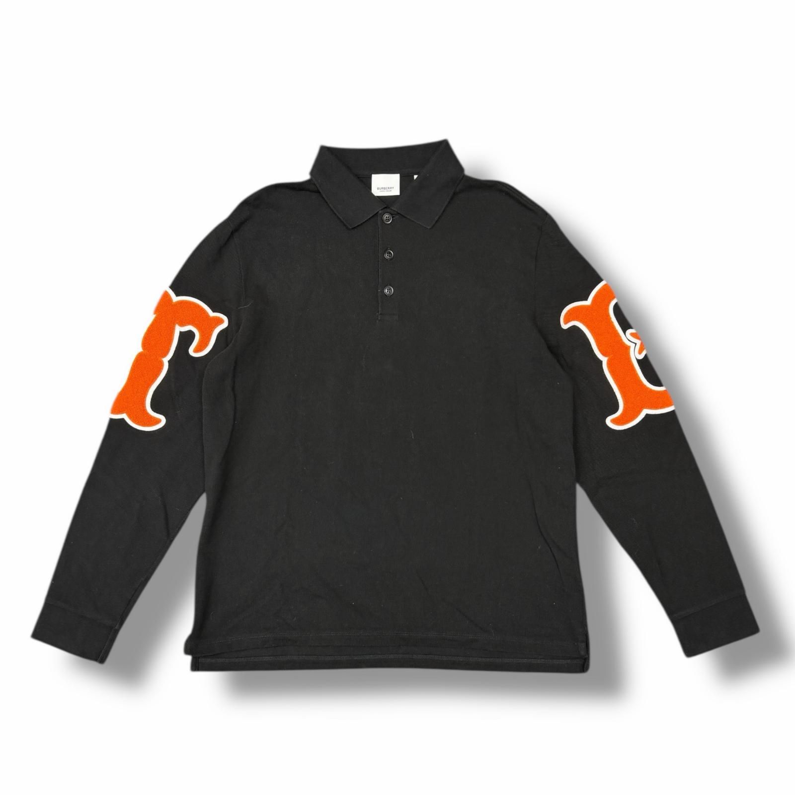 国内正規 BURBERRY Sleeve Appliqué Polo Shirt スリーブアップリケ 