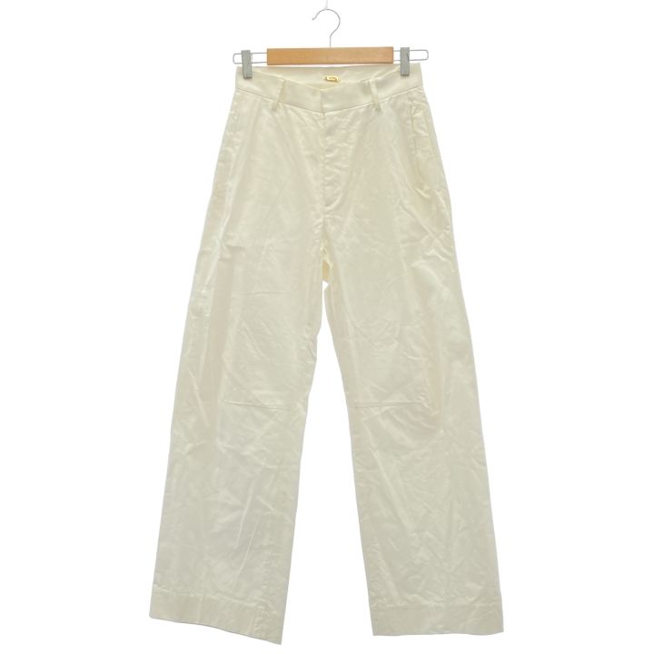 ミューズドゥドゥーズィーエムクラス】TUCK CHINO WIDE パンツ 白