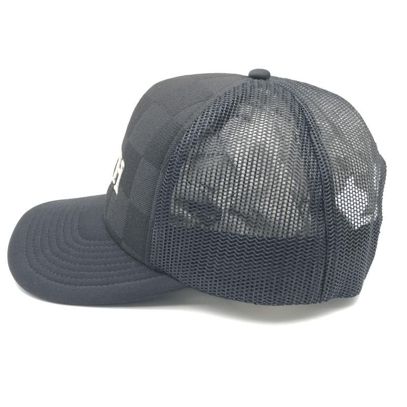 中古】KITH 25aw Checkerboard Double Weave Nolan Trucker Hat