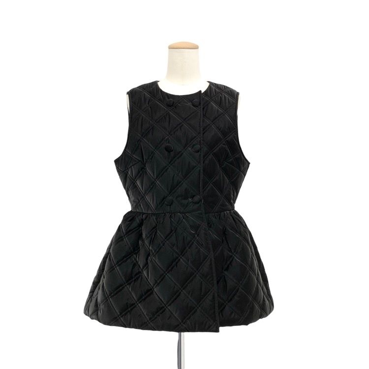ボーダーズ アットバルコニーPEPLUM SLEEVELESS TEE38 BORDERS at