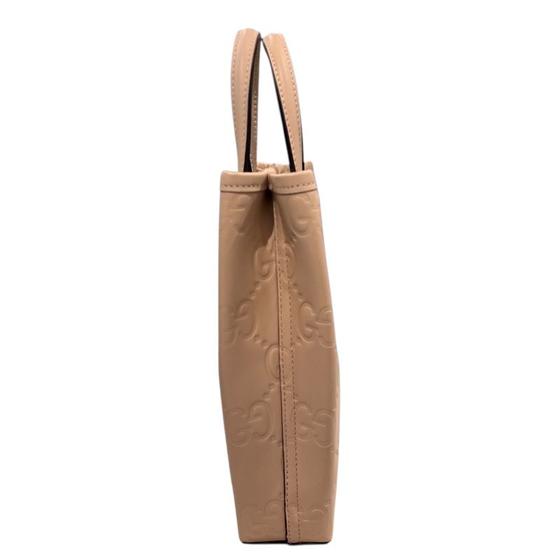 グッチ GUCCI GGエンボススーパーミニバッグ 790133 ベージュ エンボスレザー レディース ショルダーバッグ グッチ GUCCI GGエンボススーパーミニバッグ 790133 ベージュ エンボス