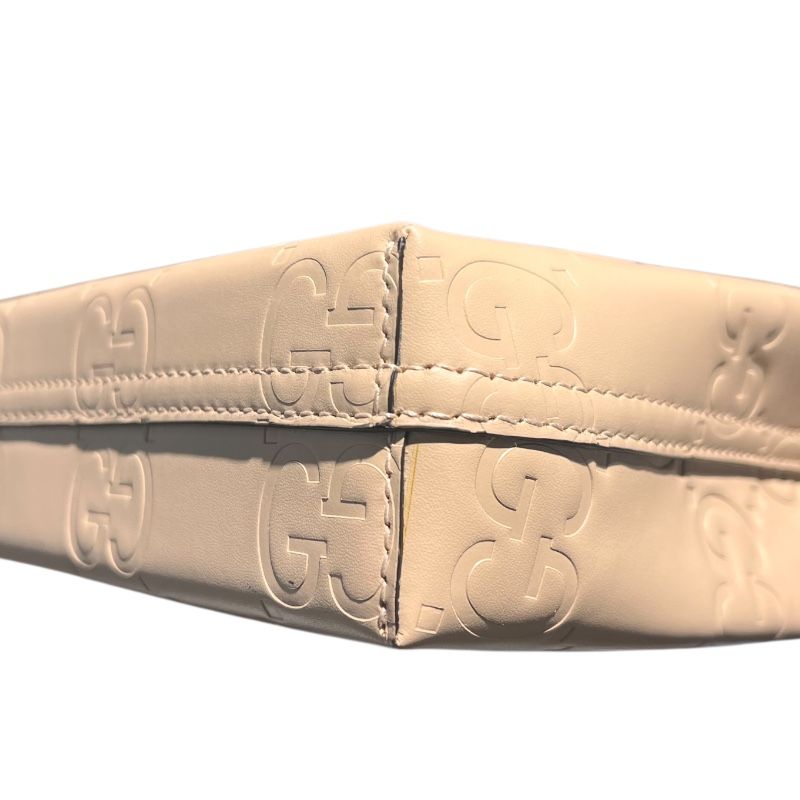 グッチ GUCCI GGエンボススーパーミニバッグ 790133 ベージュ エンボスレザー レディース ショルダーバッグ グッチ GUCCI GGエンボススーパーミニバッグ 790133 ベージュ エンボス