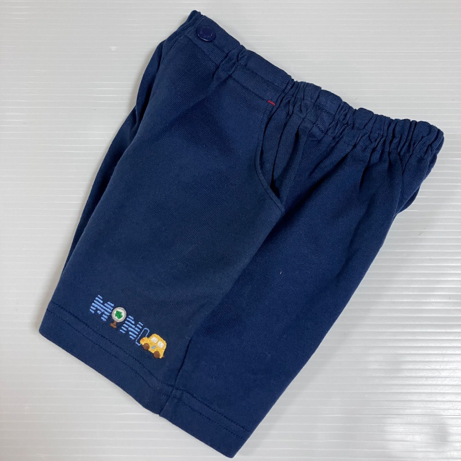 新品 ファミリア familiar パンツ ネイビー バミューダ 未使用 タグ 