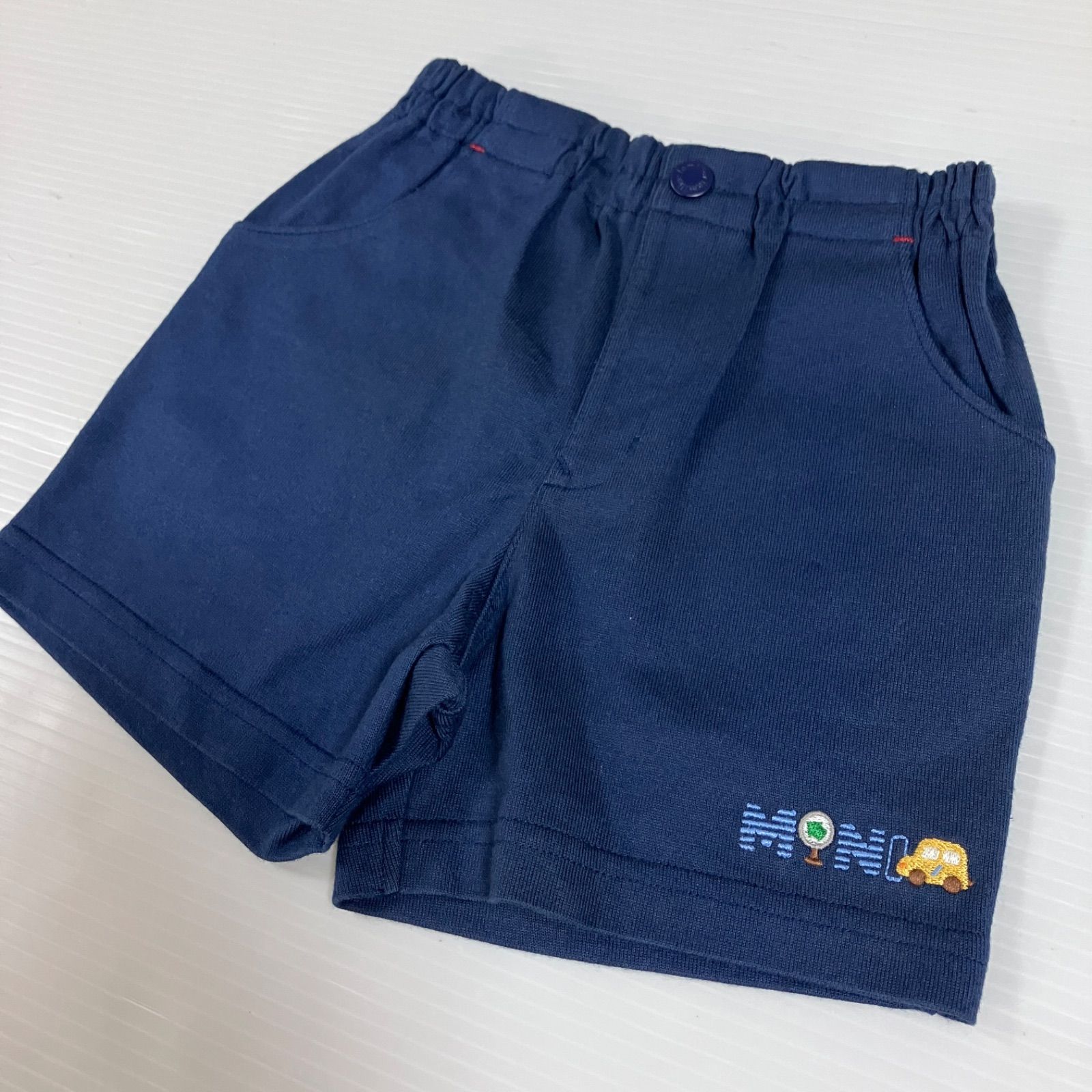 新品 ファミリア familiar パンツ ネイビー バミューダ 未使用 タグ 
