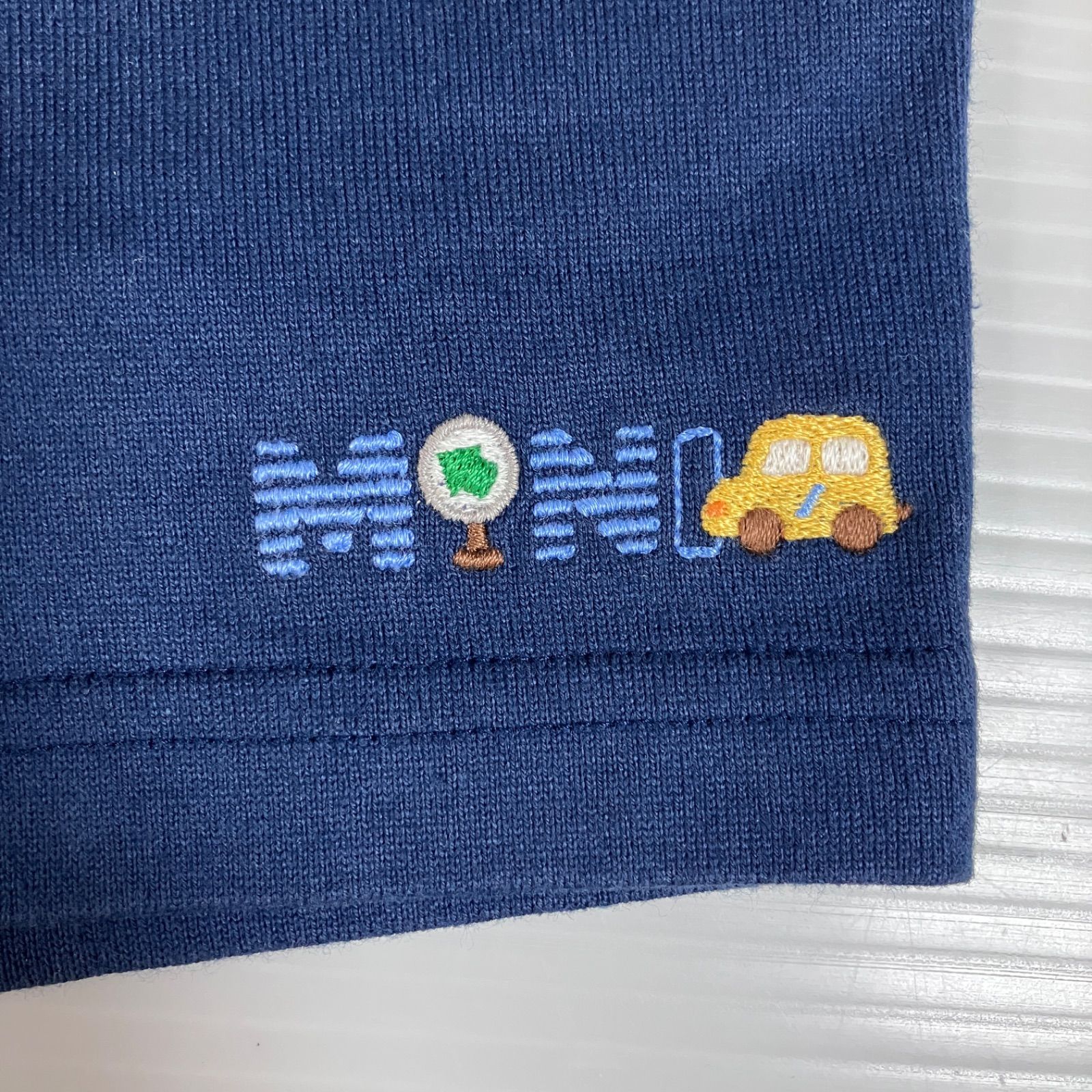 新品 ファミリア familiar パンツ ネイビー バミューダ 未使用 タグ 