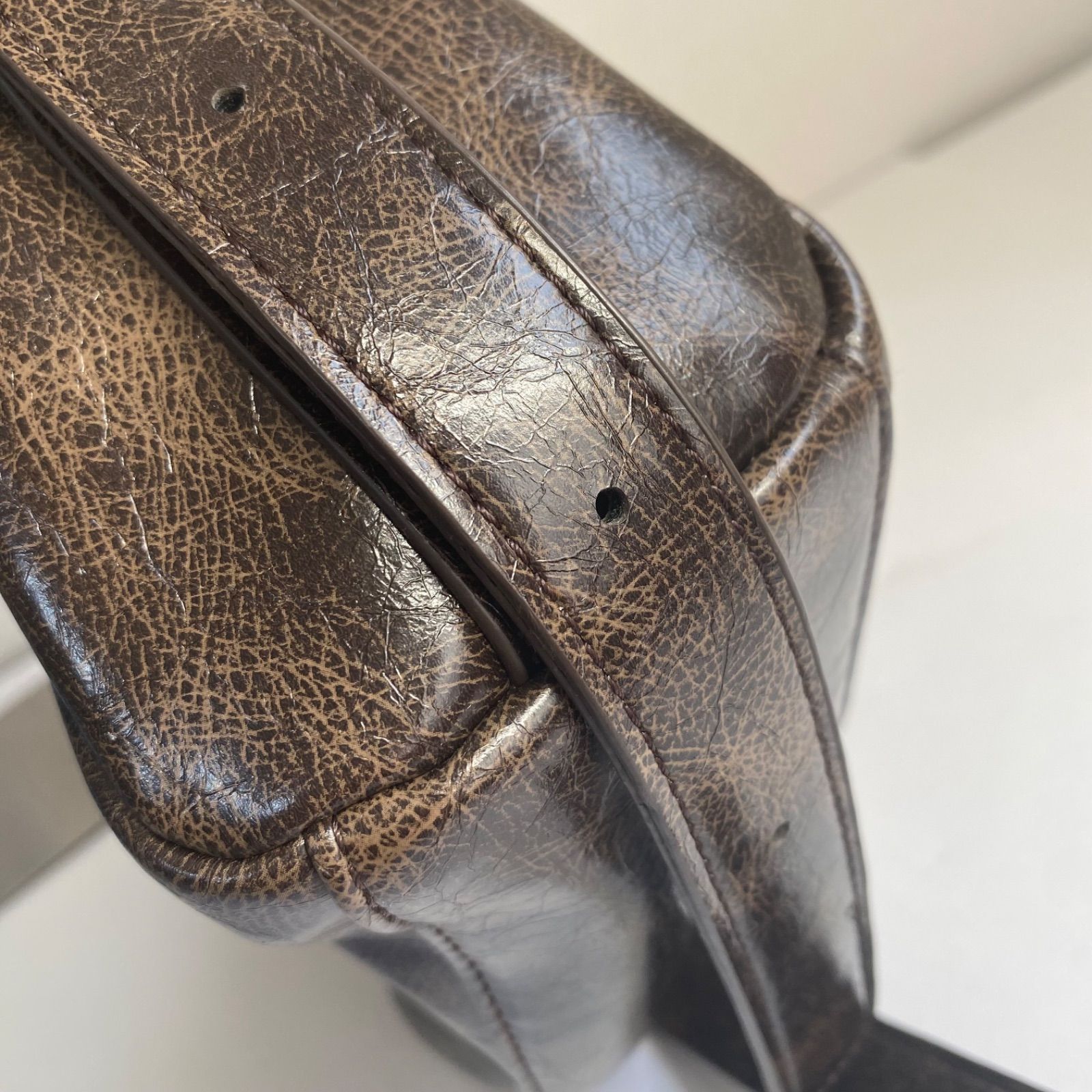 ZARA ザラ チェーンクロスボディバッグ ショルダーバッグ ブラウン 