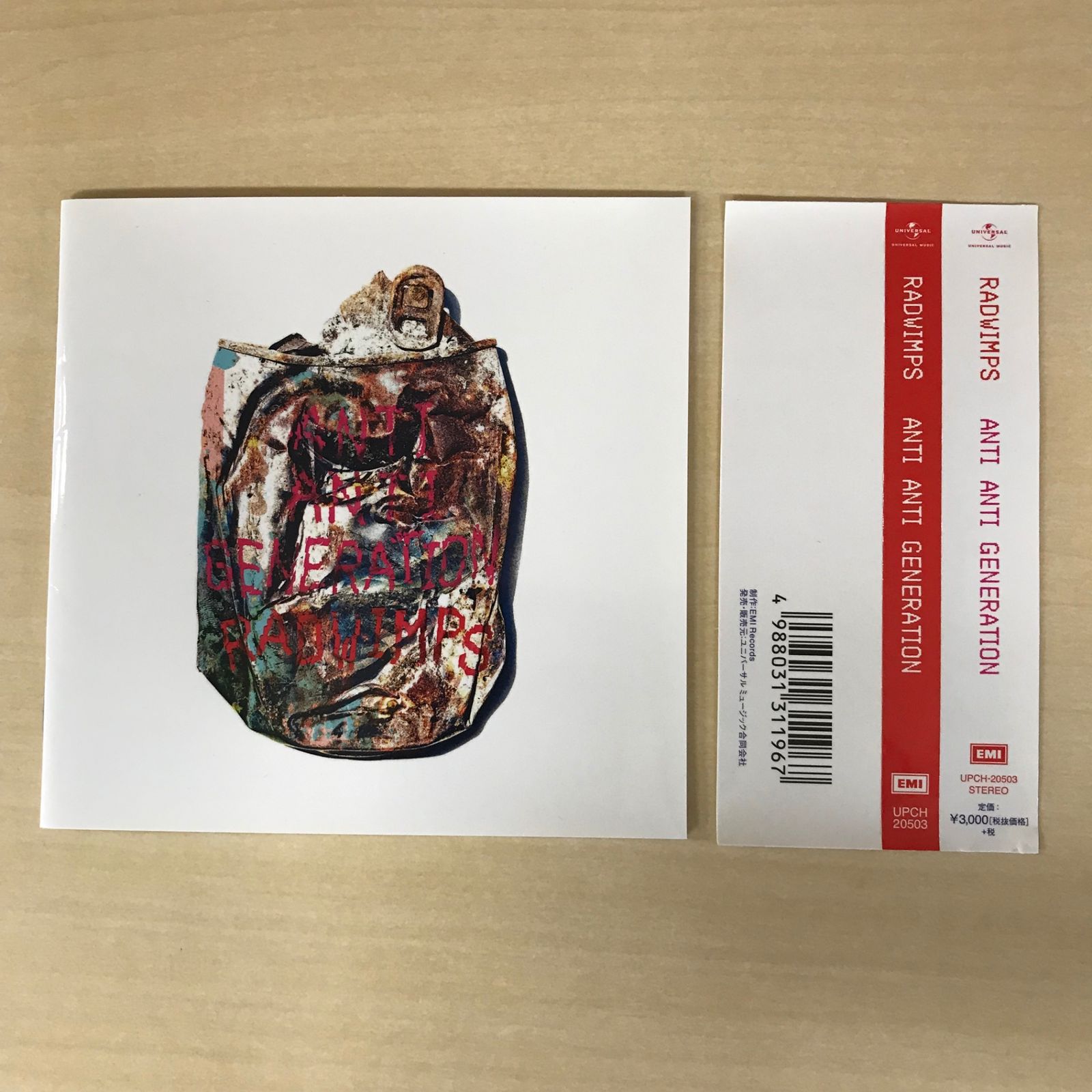 CD・帯付き】ANTI ANTI GENERATION（通常盤）/【アーティスト 