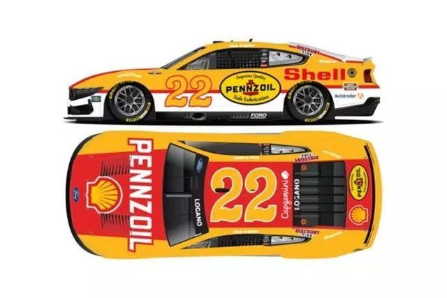 新品 Lionel Racing 1/64 SHELL-PENNZOIL 2025 フォード マスタング ジョーイ･レガーノ #22 スローバック 完成品 ダイキャストミニカー LR328944 [佐川急便]