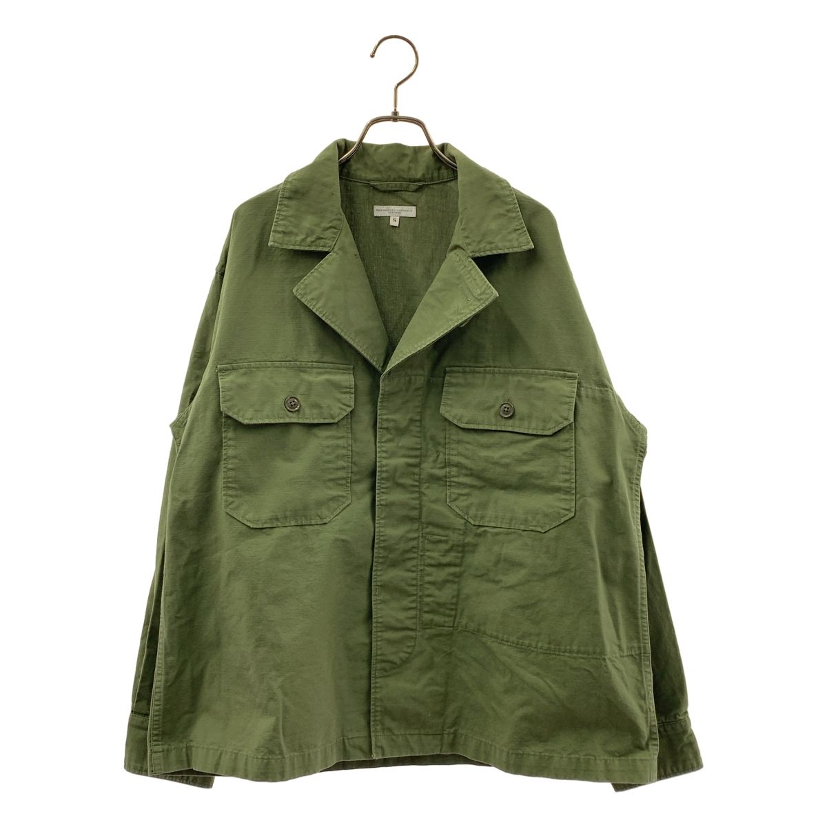ENGINEERED GARMENTS ワークジャケット ミリタリー カーキ S Engineered Garments / エンジニアドガーメンツ | コットン ミリタリー