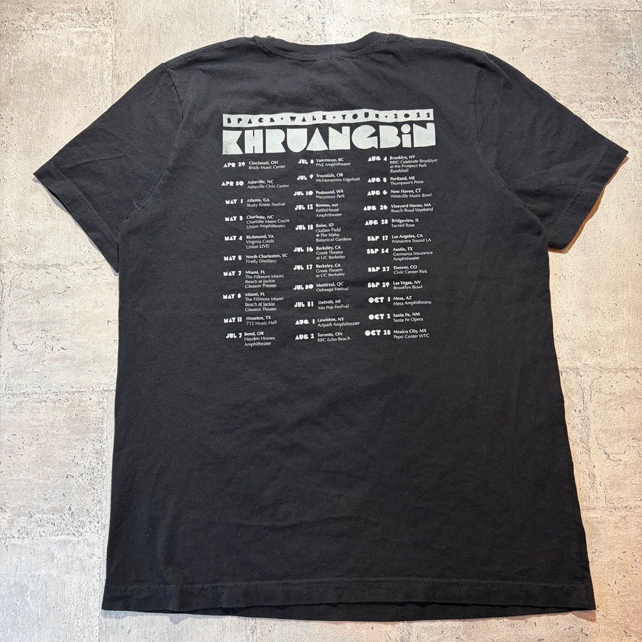 O-845 ミュージック Khruangbin Space Walk Tour 2022 クルアンビン 