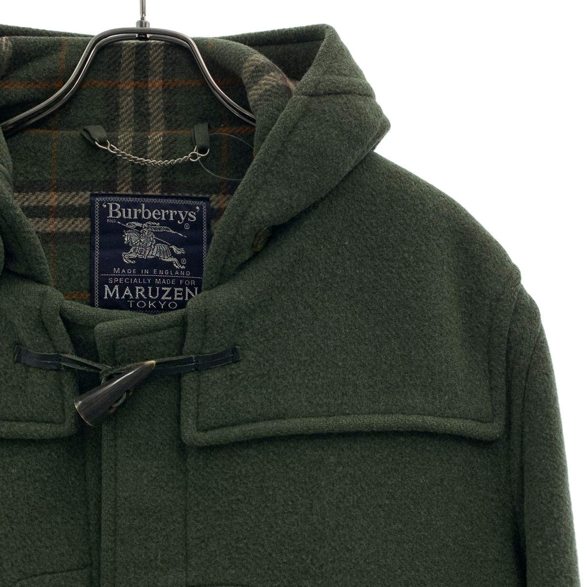 極希少】BURBERRY ロングコート ナイロン ダークグリーン XL メンズ 極