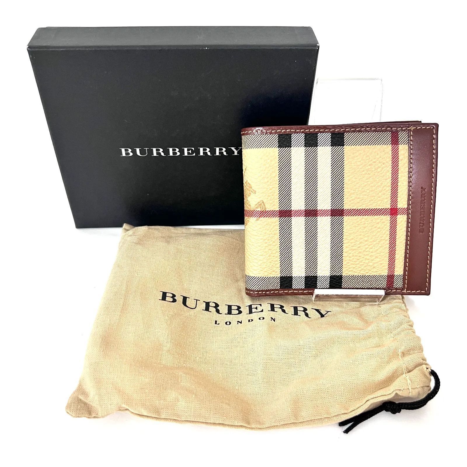 SD6429 新品未使用！ BURBERRY バーバリー ノバチェック PVC