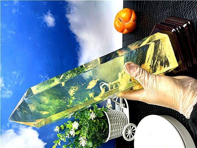 水晶六角柱B89D2|156D01A