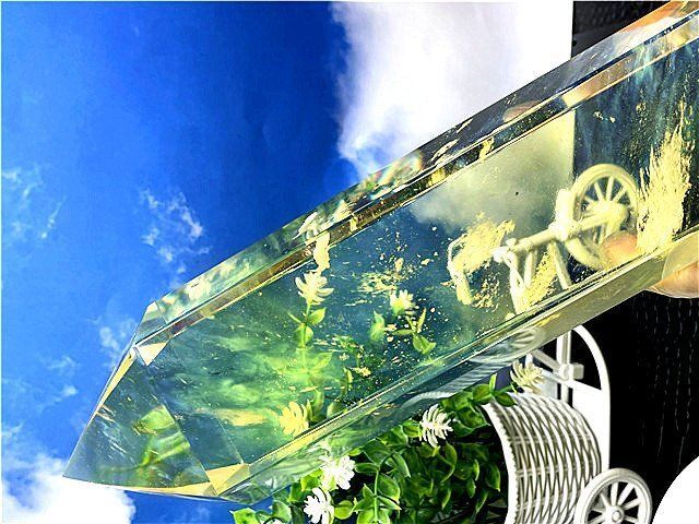 水晶六角柱B89D2|156D01A