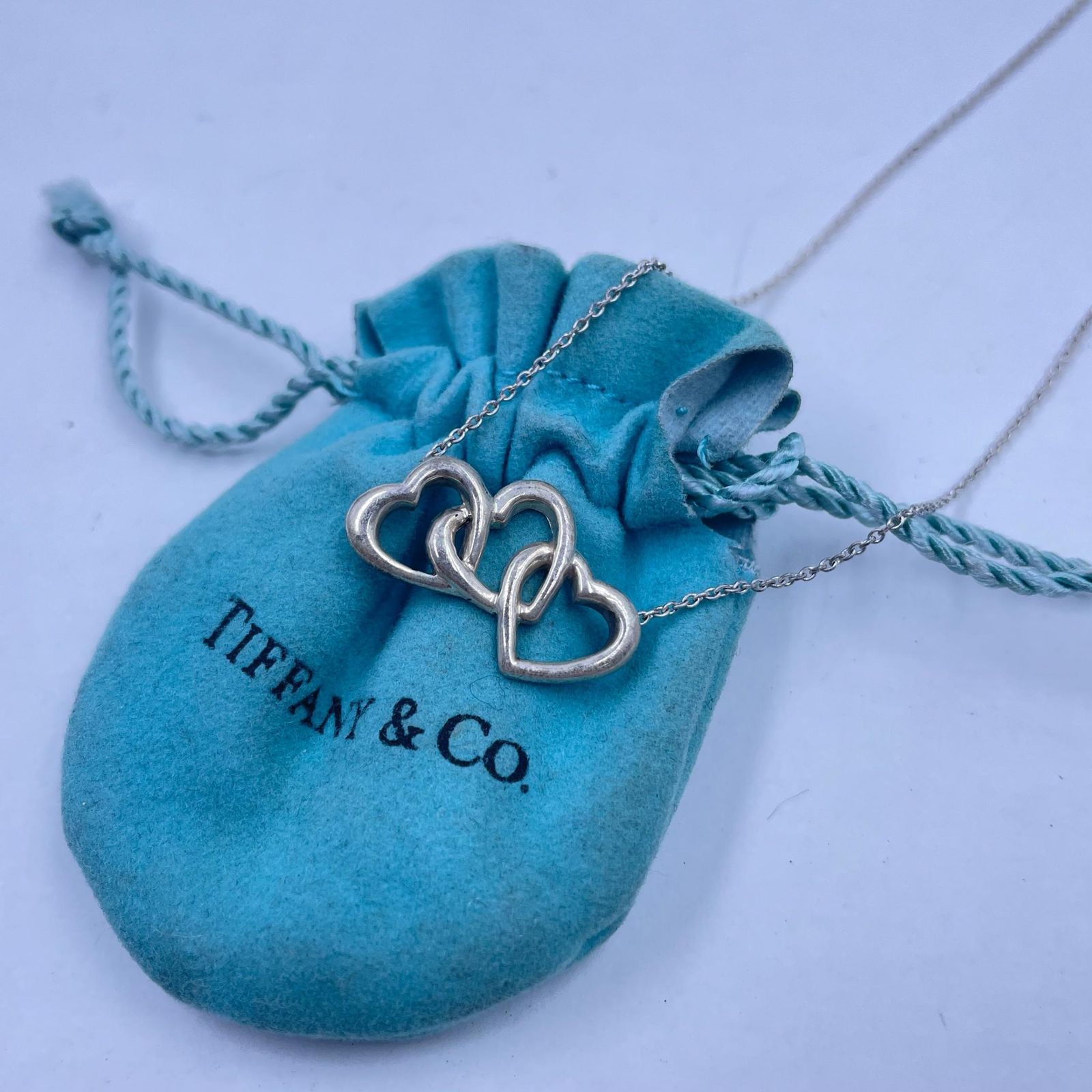 TIFFANY&Co. ティファニー トリプルハート オープンハート 3連 TIFFANY&Co. ティファニー トリプルハート オープンハート 3連