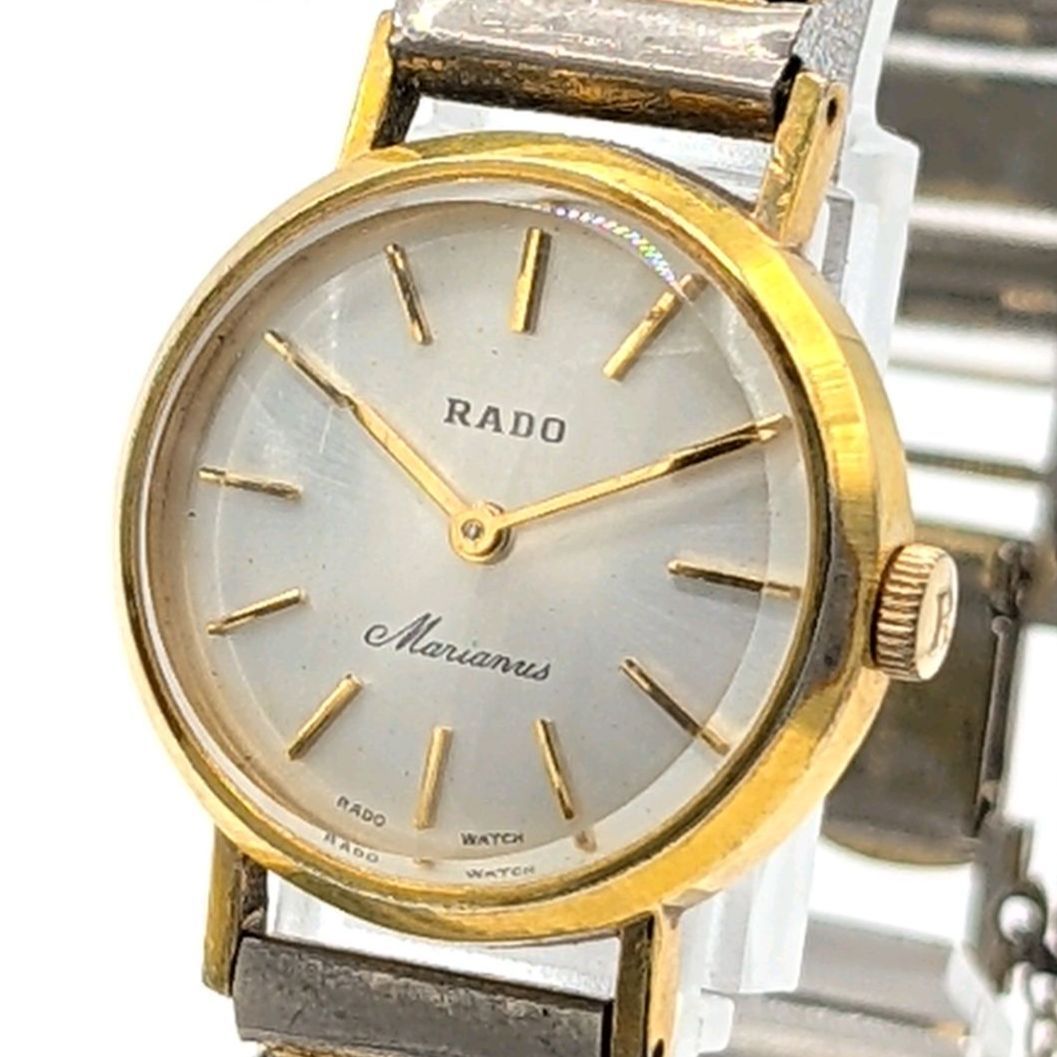 RADO Marianus K1085797 Watch Hand-Winding Ladies Gold white dial