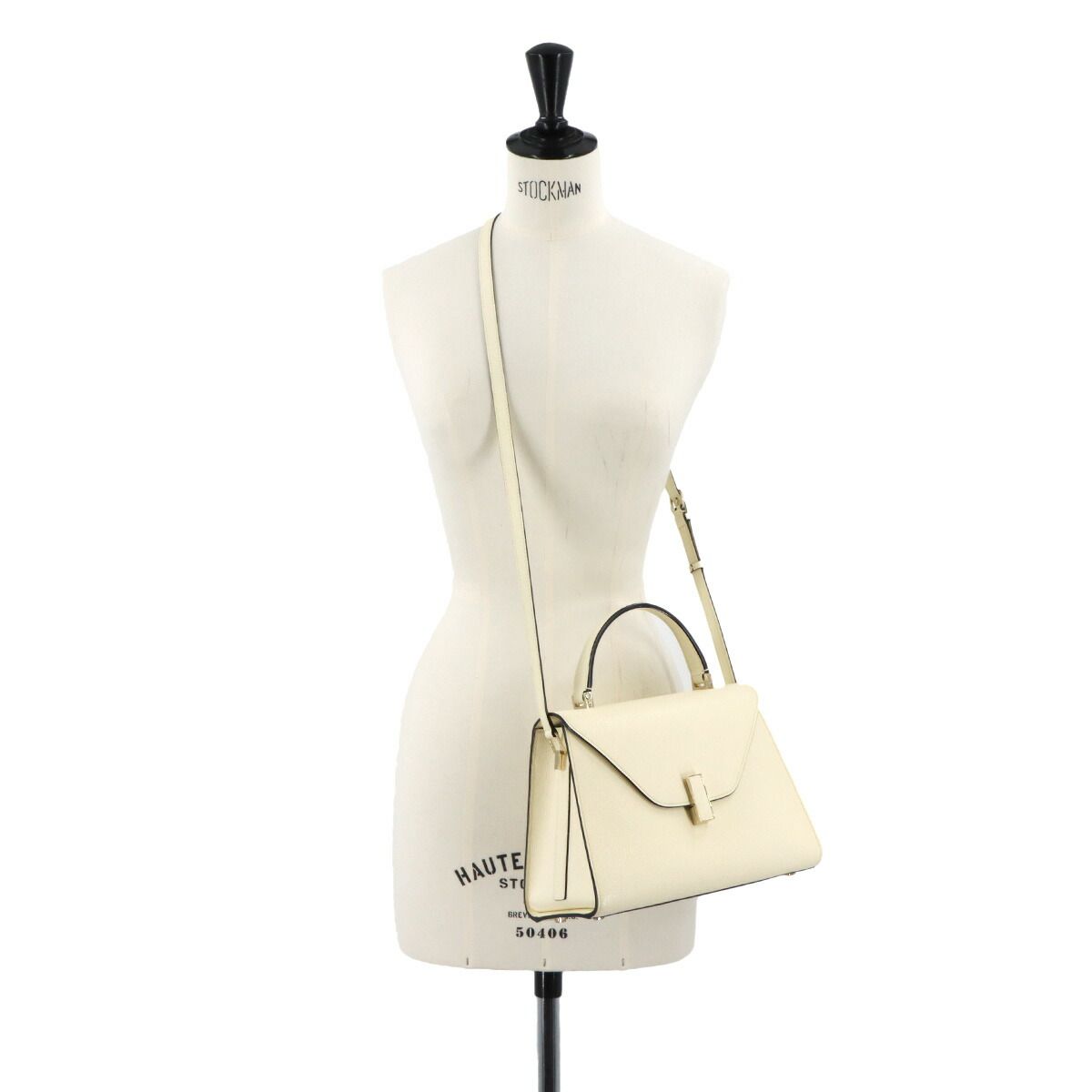 未使用 展示品 ヴァレクストラ Valextra ミディアム イジィデ 2way 