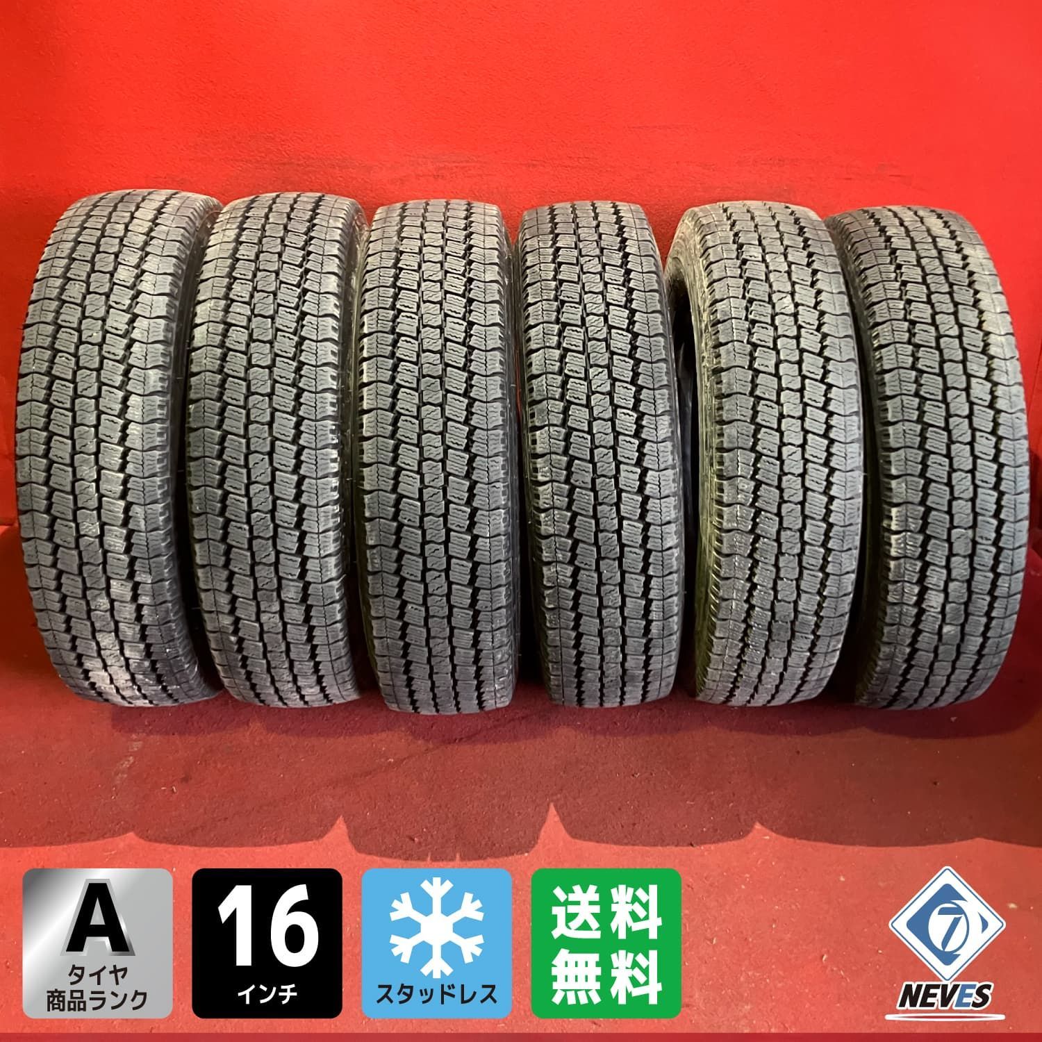 中古 トラックスタッドレスタイヤ【205/75R16 113/111N TOYO DELVEX 