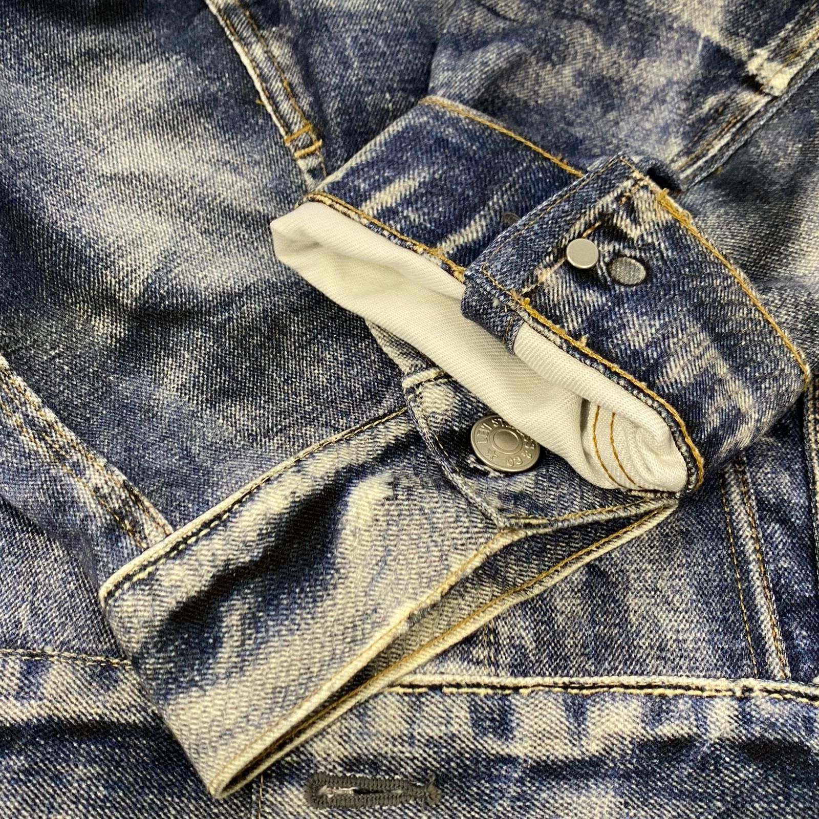 【姫路東店】中古 JUNYA WATANABE COMME des GARCONS MAN | ジュンヤワタナベコムデギャルソンマン ×Levi’s×BerBerJin デニム 転写ジャケット WO-J911 2025S/S ネイビー サイズ：XS 【108】 姫路東店】中古 JUNYA WATANABE COMME des GARCONS MAN | ジュンヤ