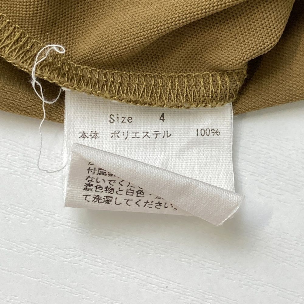 サイズ：4 CPG GOLF シーピージーゴルフ モックネック半袖Tシャツ