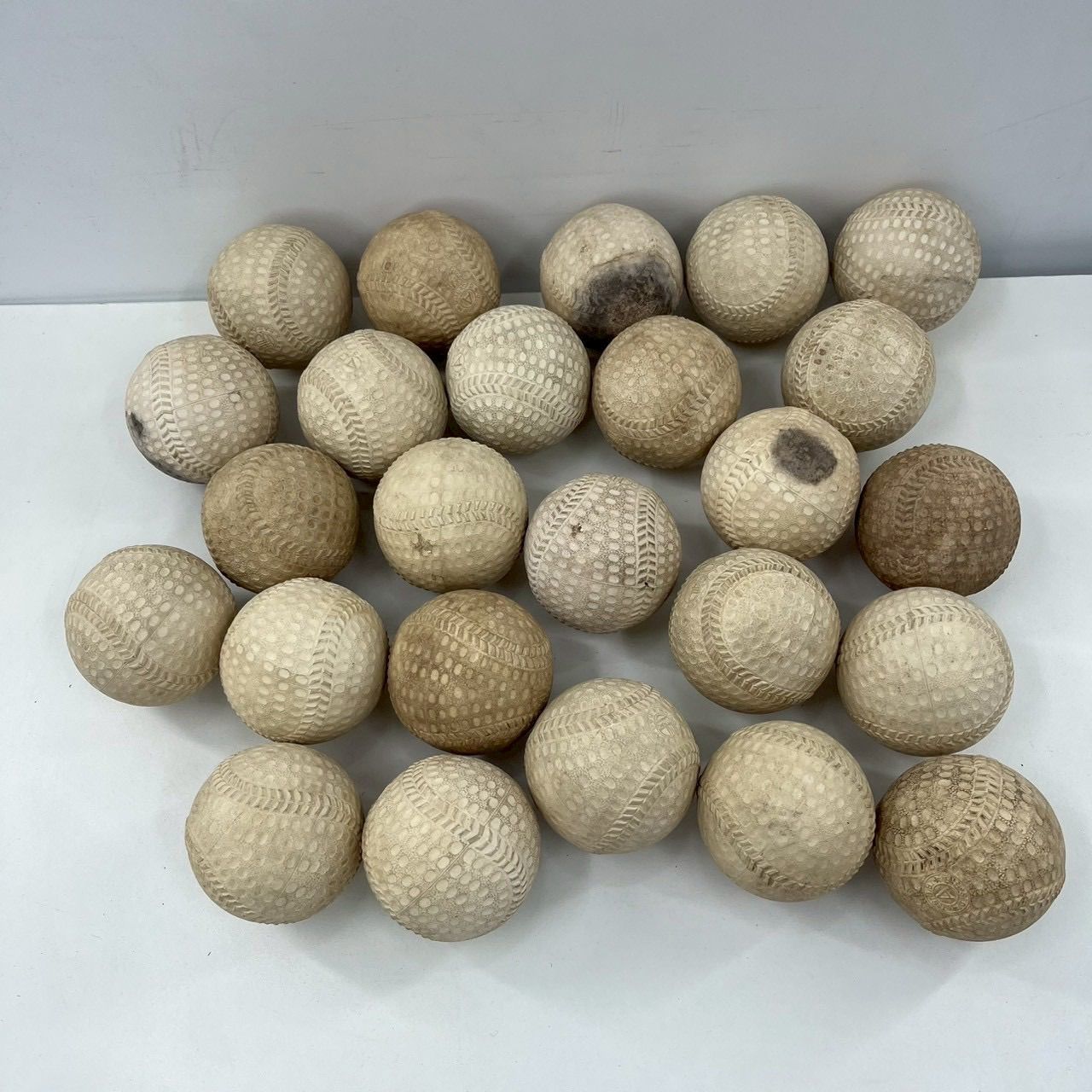 現状品 野球ボール 軟式 中古 まとめ売り 約25球 練習球 キャッチ 