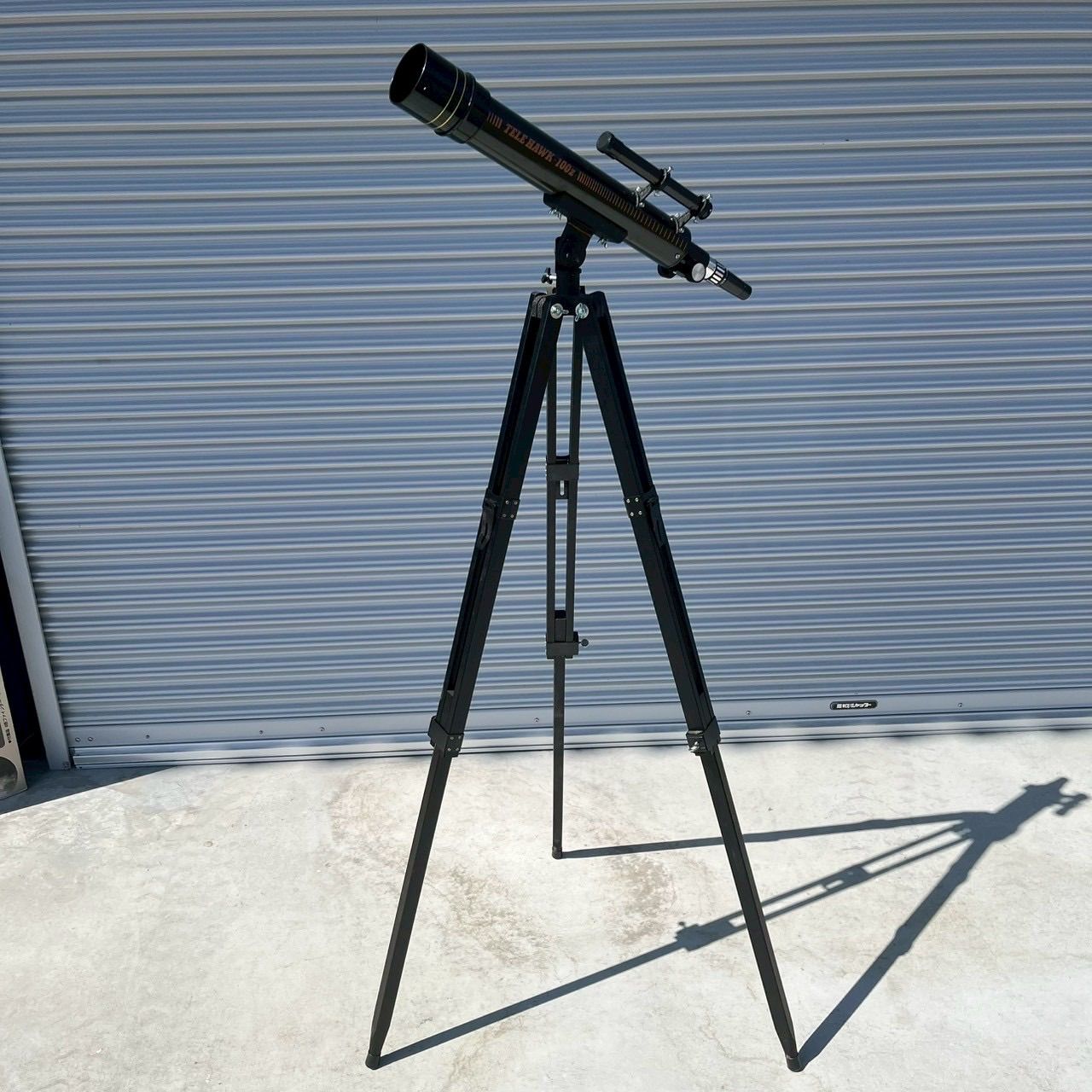 天体望遠鏡 TELESCOPE TEIKEI HAWK 100Z 三脚付 屈折式 入門用 天体観測 月観測 星空観察 初心者向け 元箱付 目立った傷や汚れなし