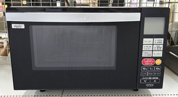 中古品】 ゼピール ZEPEAL 電響社 オーブンレンジ 18L 50/60Hz共用 縦