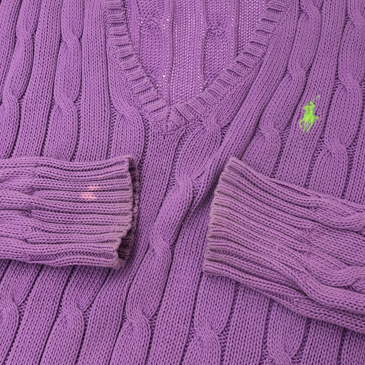 POLO RALPH LAUREN ポロラルフローレン ケーブルコットンニット サイズ 