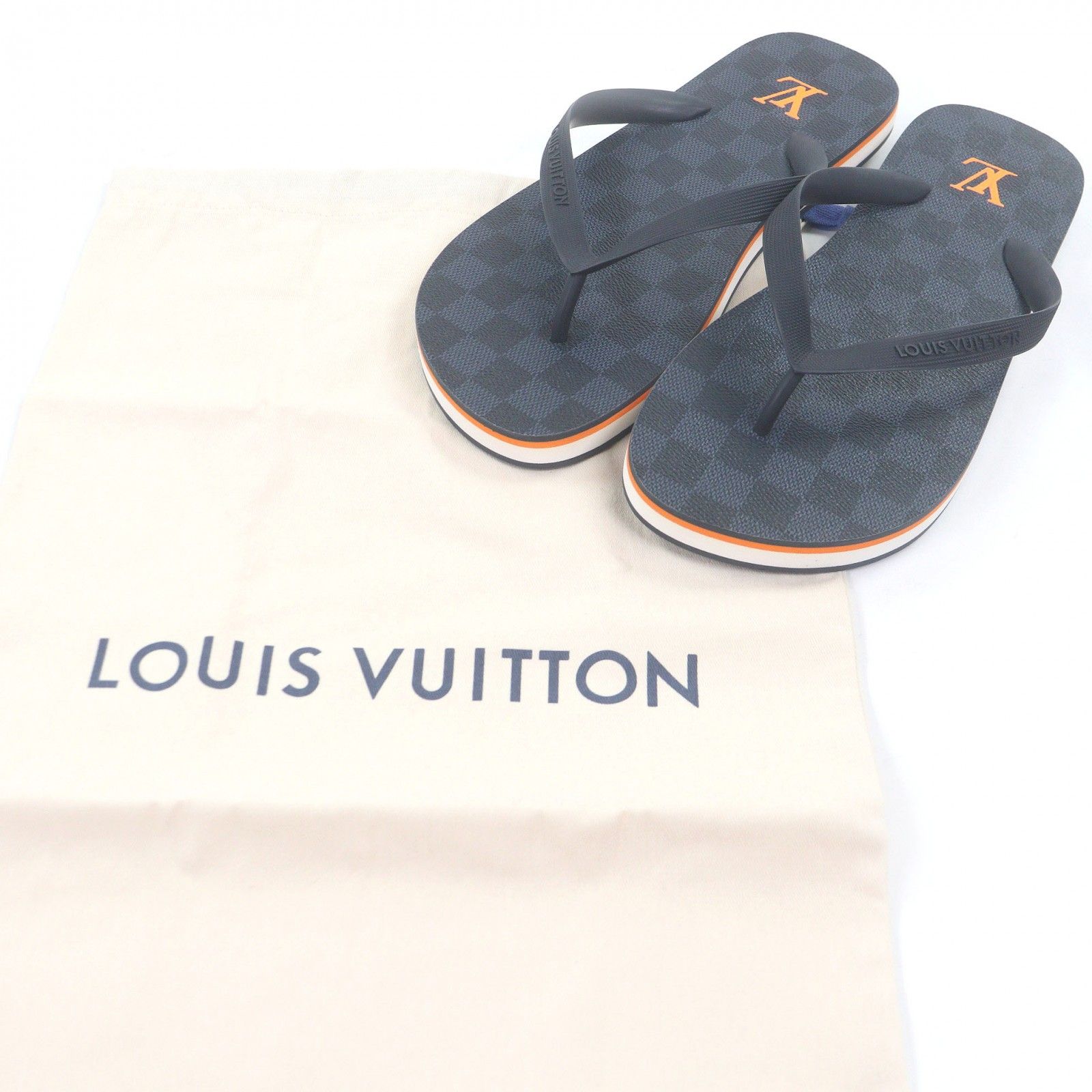 美品□LOUIS VUITTON ルイヴィトン LV モリトールライン ラバー