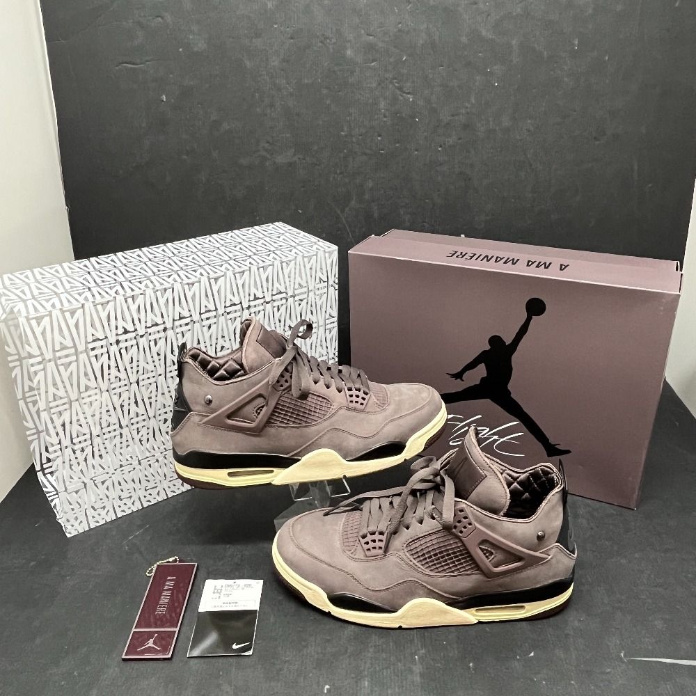 06w18706 A Ma Maniere × Nike Air Jordan 4 Violet Ore 27.5cm UK8.5 