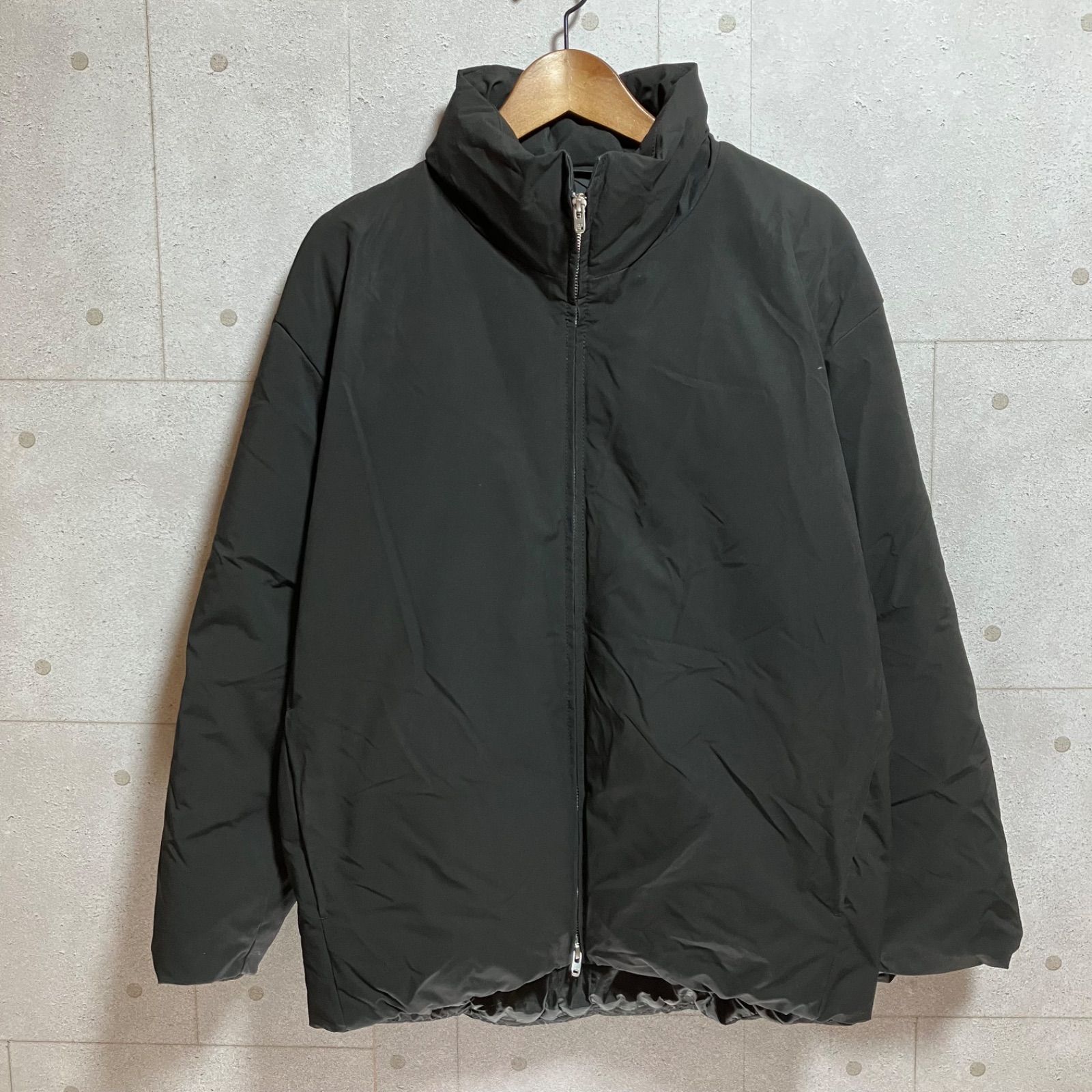 WYM LIDNM ウィムバイリドム ヒート ファイバー ダウン アウター M 中綿 ジャケット ブルゾン ブラック 黒 メンズ レディース SU-4-10 - メルカリ