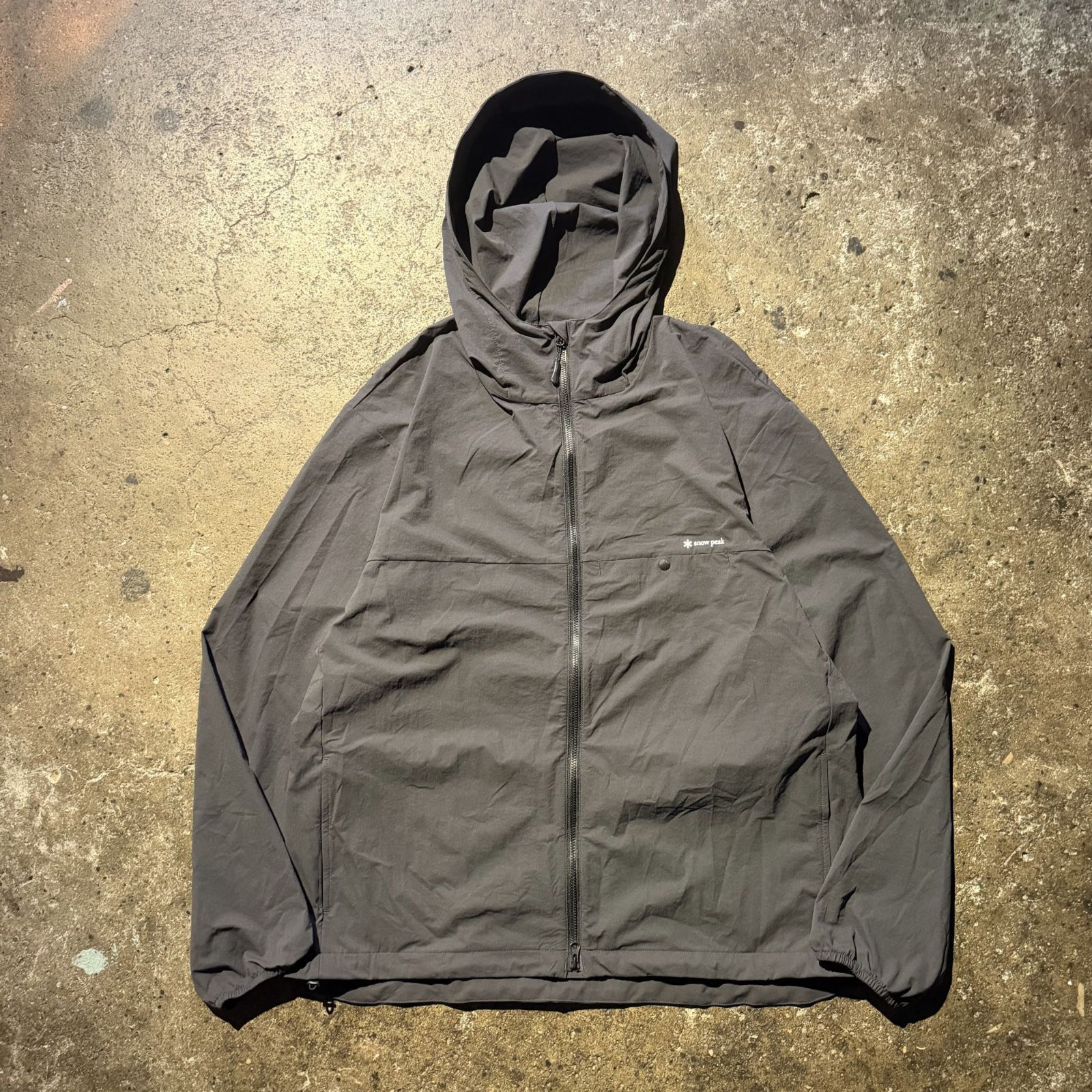 snow peak 26ss Alpen限定 SP EX Packable Jacket チャコールグレー L 