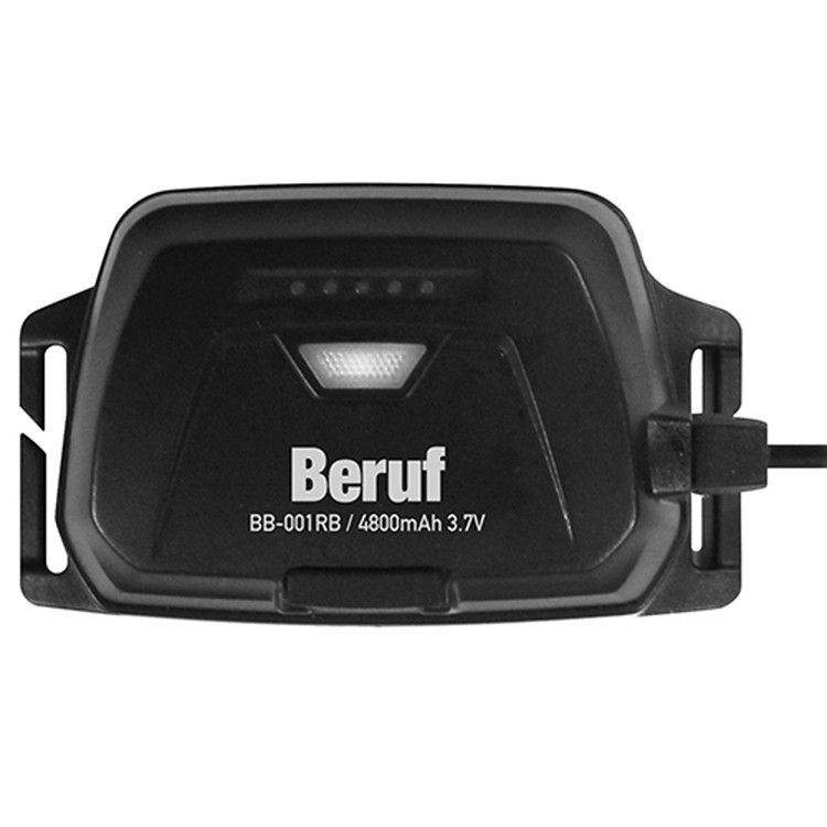 【送料無料】Beruf ヘッドライト用充電バッテリー 4800mAh 87691