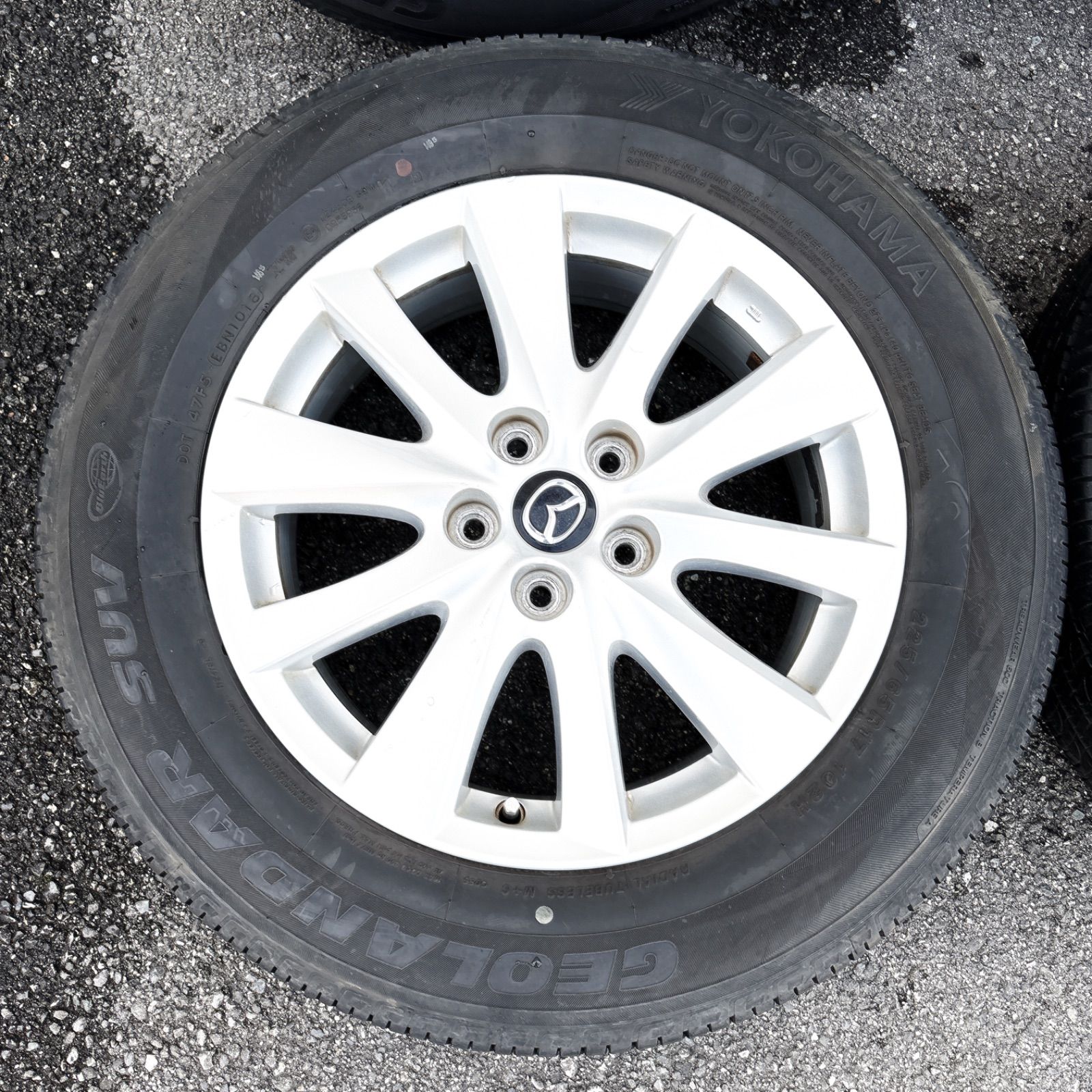 最終値下げ【送料無料！！バリ溝】マツダ CX-5 純正ホイールタイヤ 