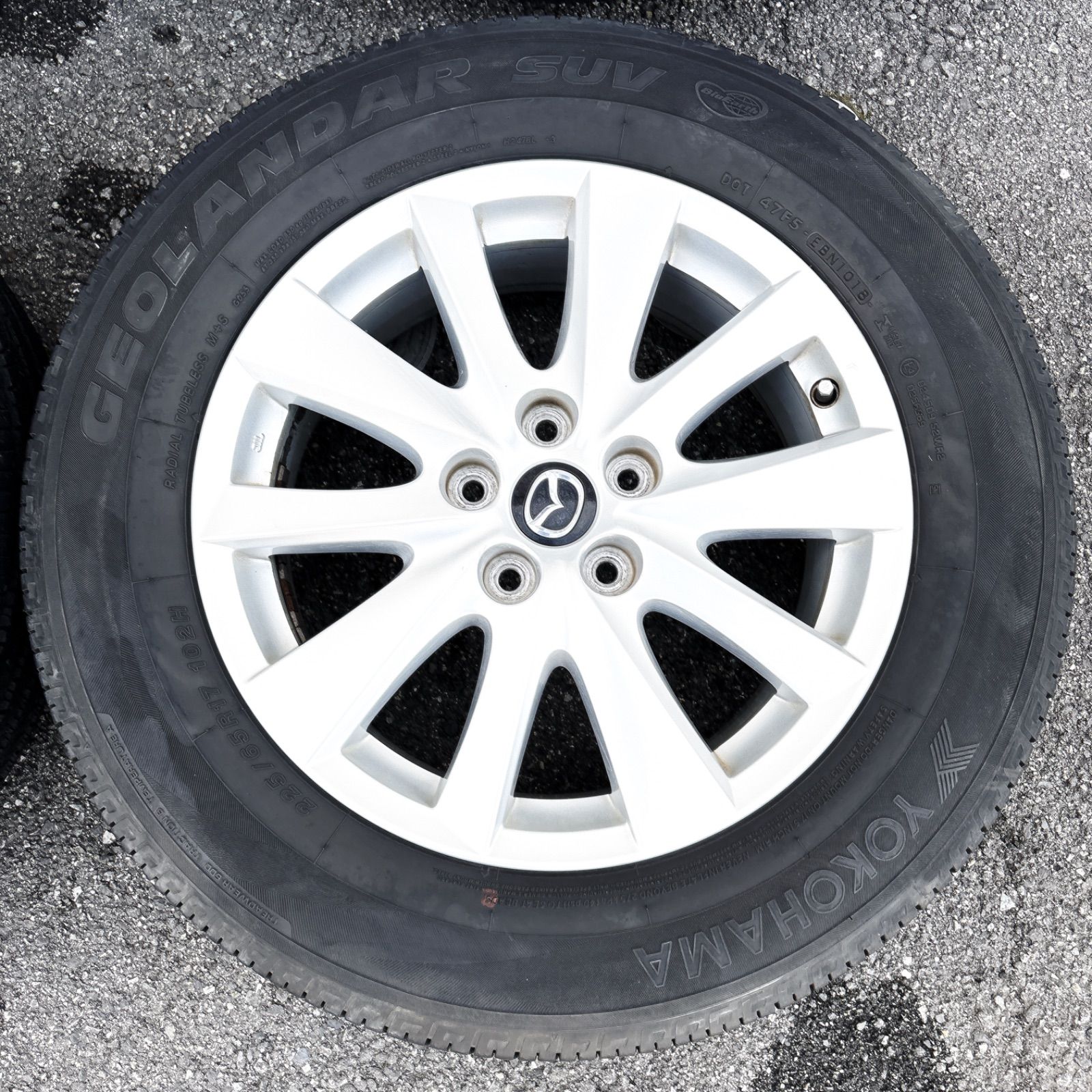 最終値下げ【送料無料！！バリ溝】マツダ CX-5 純正ホイールタイヤ 