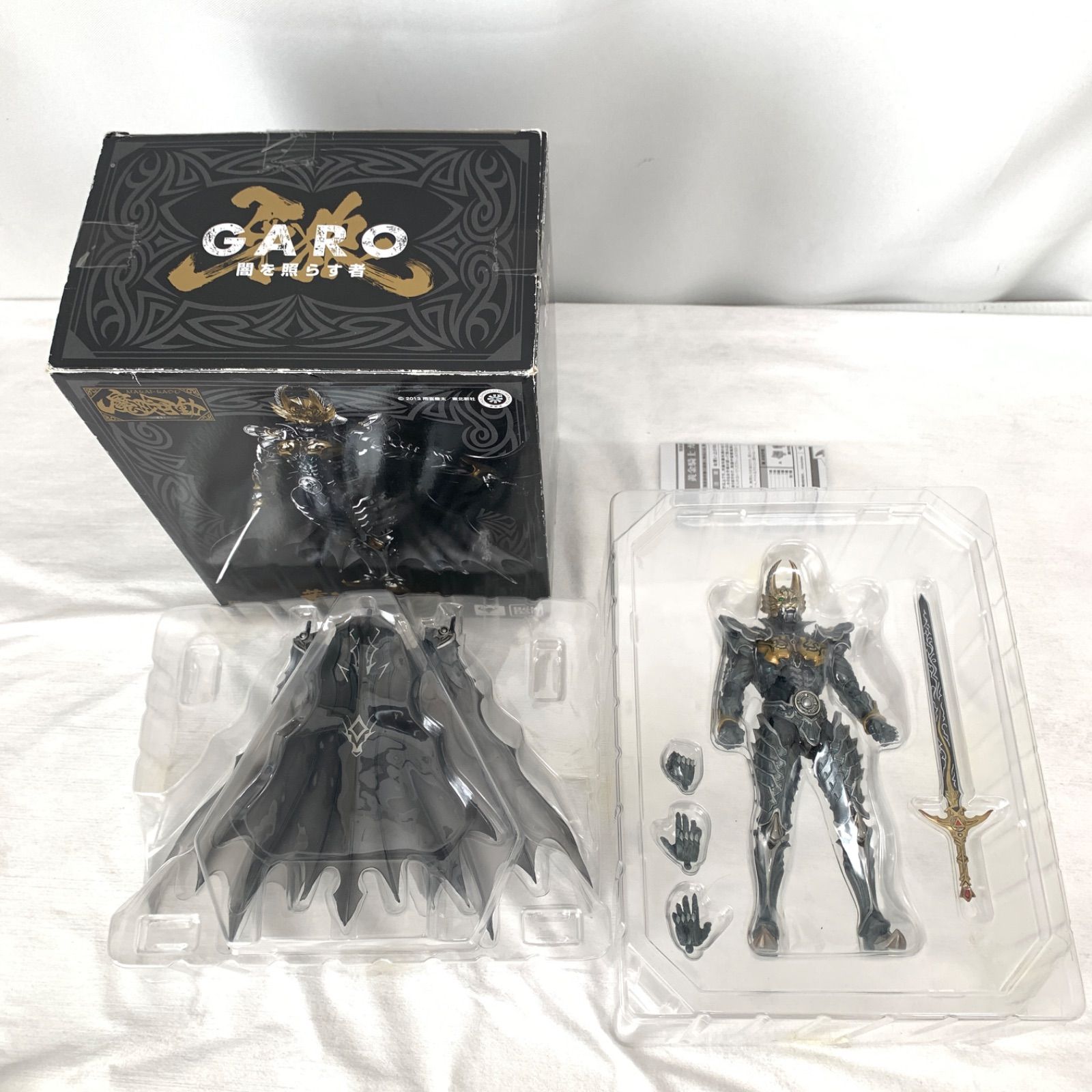 美品】魔戒可動 黄金騎士 ガロ 流牙ver. 魂ウェブ商店 ※外箱傷み有 