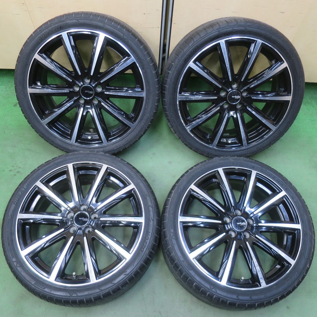4本価格☆プリウス 等 ANHELO CORAZON SKIT 225/40R18 デュラターン 