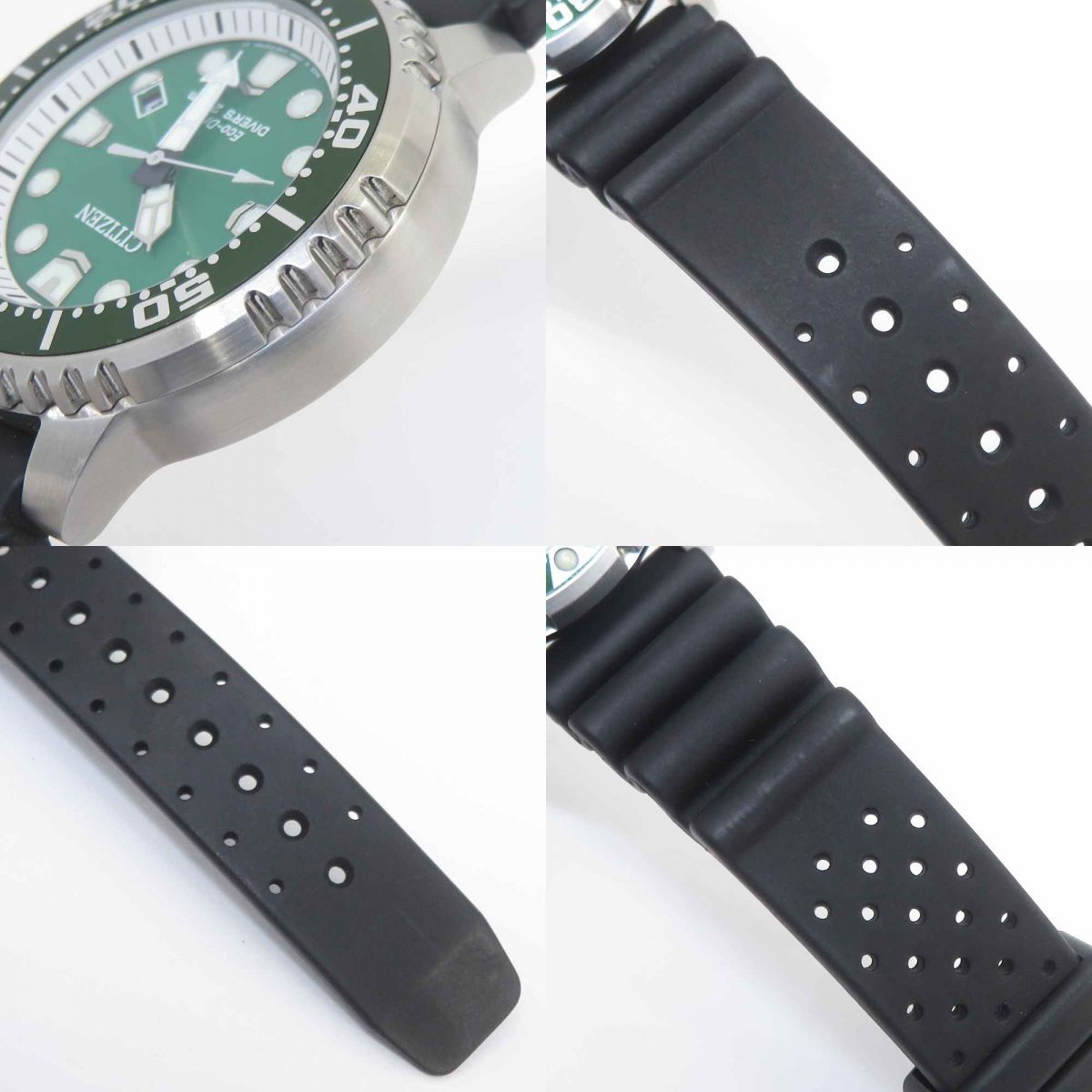 ◇CITIZEN E168‐S126151 緑◇ PROMASTER ECO-DRIVE DIVER'S200M