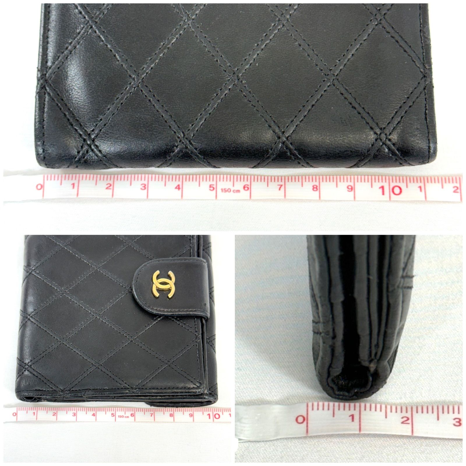 美品】CHANEL シャネル ココマーク ビコローレ Wホック コンパクト 二