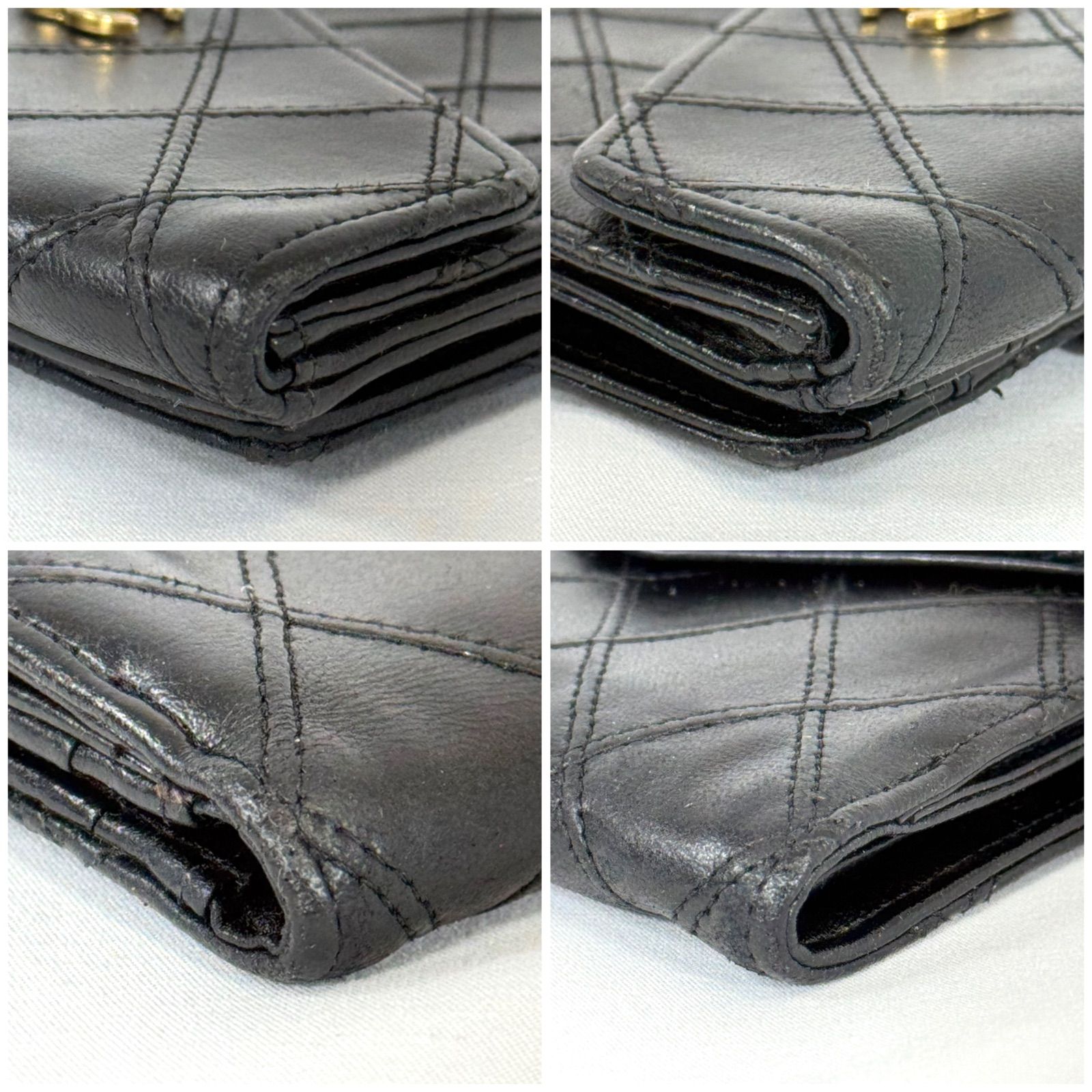 美品】CHANEL シャネル ココマーク ビコローレ Wホック コンパクト 二