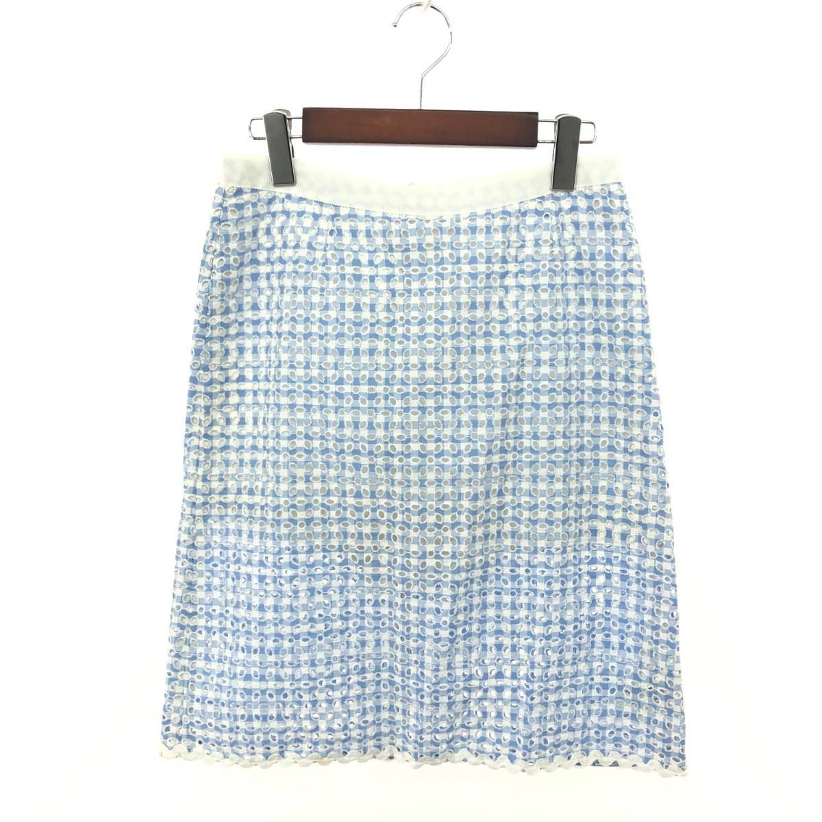 sacai luck サカイラック レーススカート サイズ:2 ギンガムチェック 
