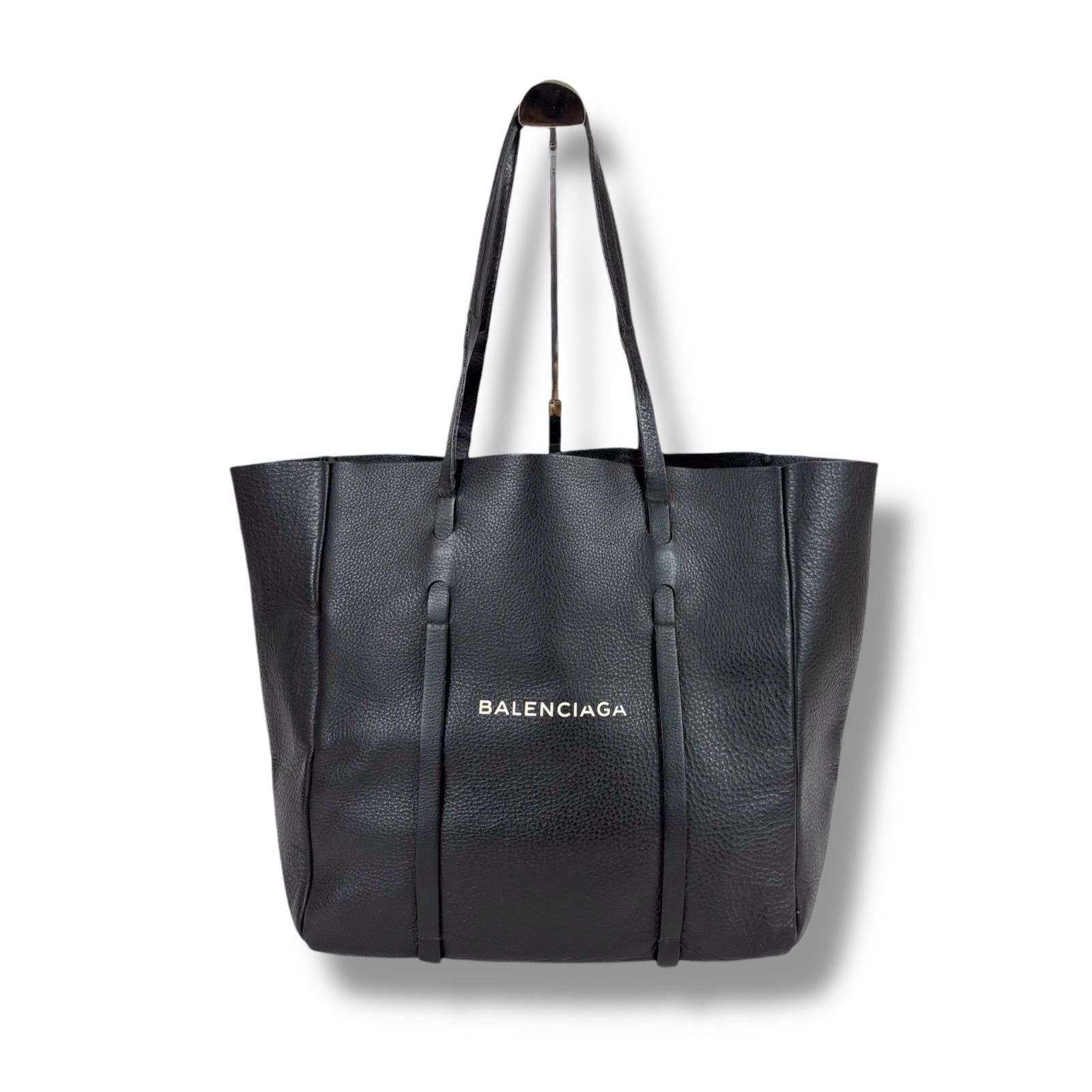 BALENCIAGA ブラック レザー トートバッグ 【公式通販】