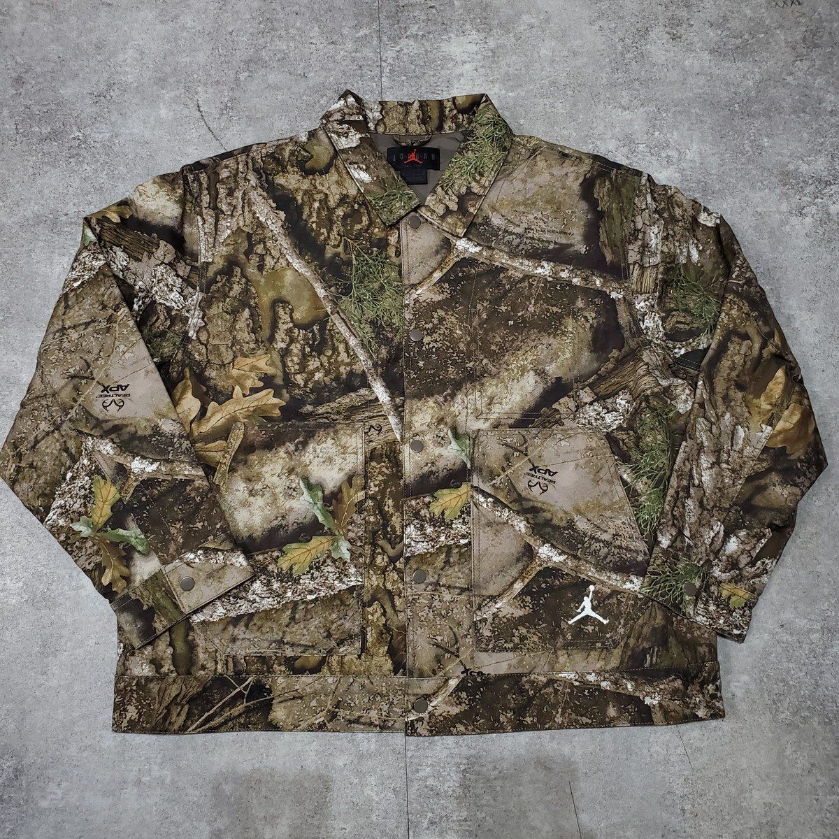JORDAN BRAND 25AW M J FLT CHI JKT リアルツリー カモ柄 迷彩